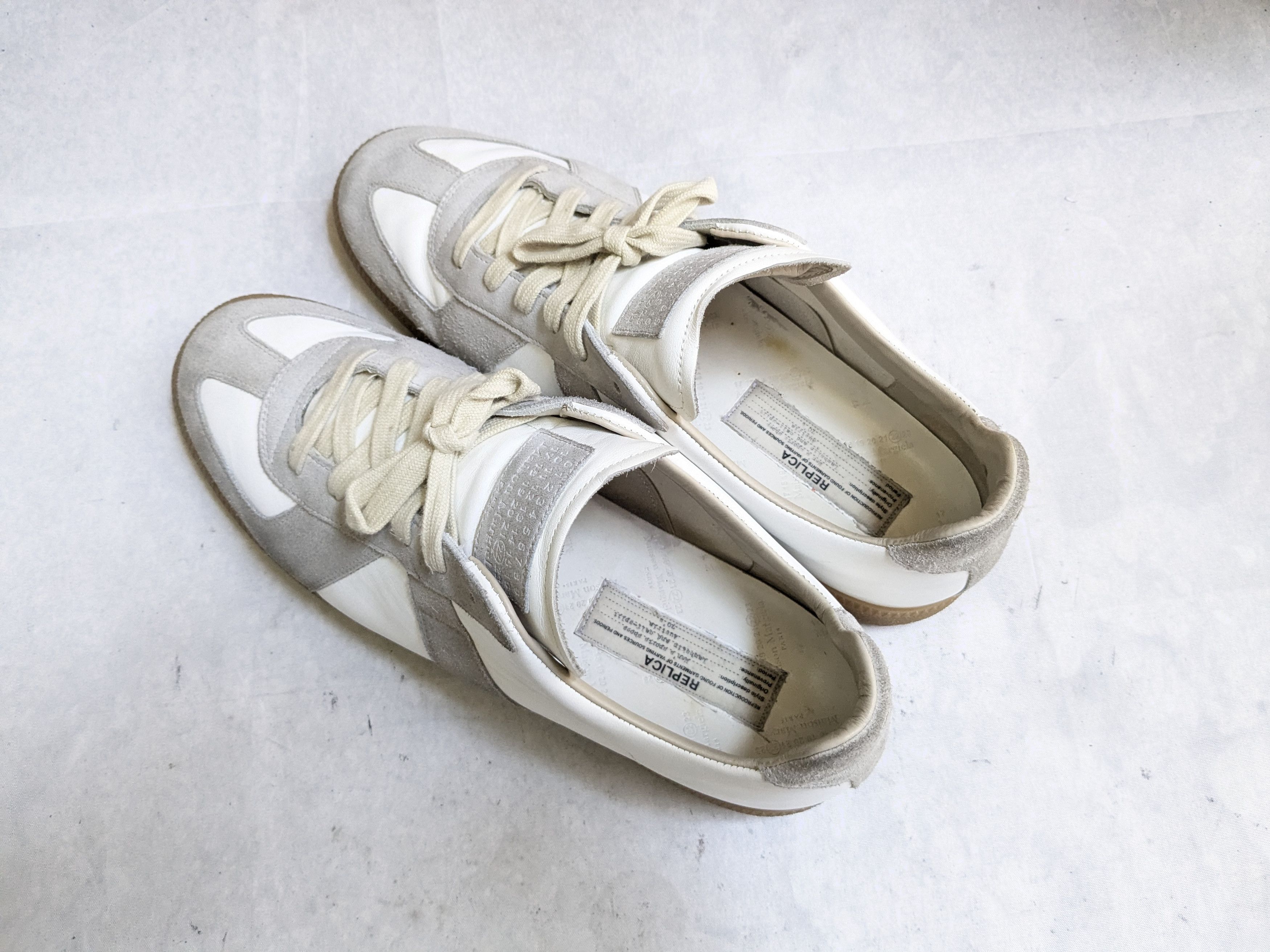 Maison Margiela Replica sneakers GATs Maison Margiela White Gray 13 46 Size US 13 / EU 46 - 15 Thumbnail