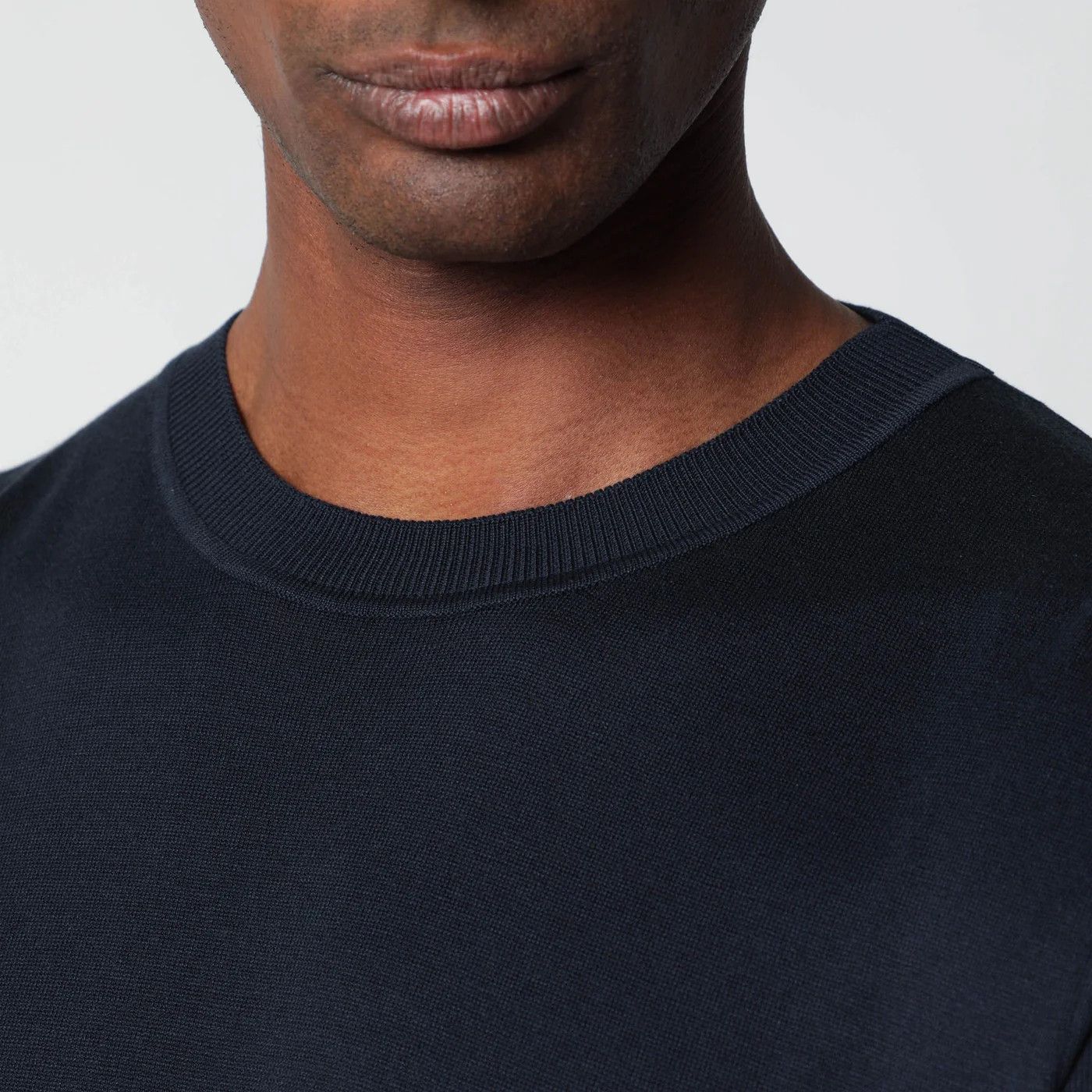Lardini o1d2blof0526 Wool-blend Short Sleeve T-Shirt in Blue Size US M / EU 48-50 / 2 - 4 Thumbnail