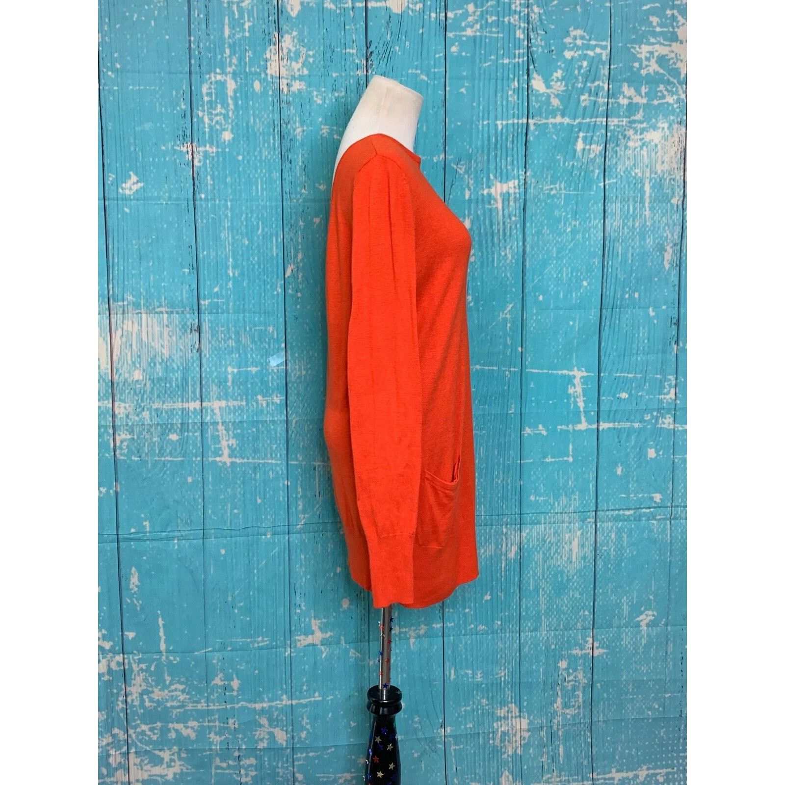 Jennifer Lopez Jennifer Lopez orange mini sweater dress size medium Size S / US 4 / IT 40 - 8 Thumbnail