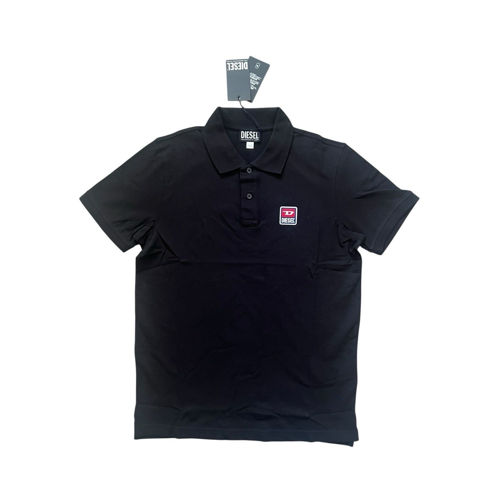 Diesel Diesel T-Smith Mens Polo Shirt $105 Black Size L Size US L / EU 52-54 / 3 - 1 Thumbnail