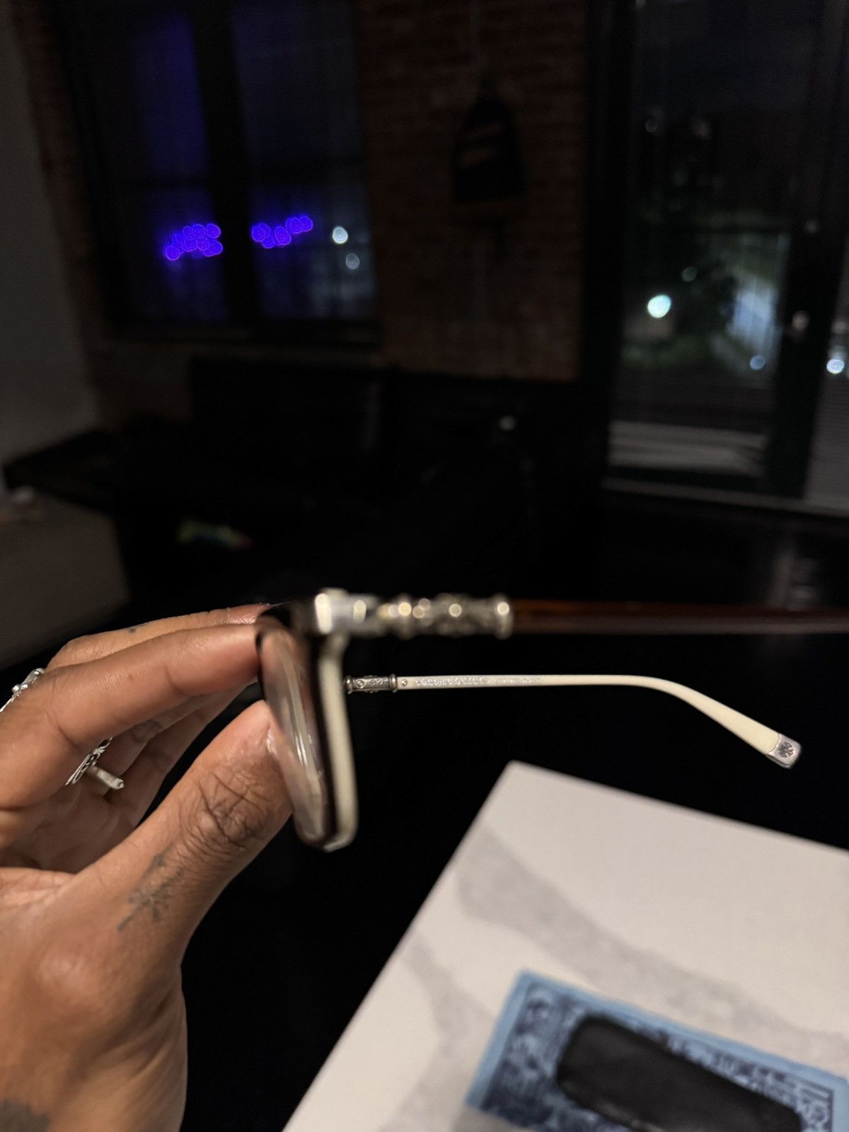 Chrome Hearts × Matty Boy Chrome Hearts Fun Hatch-A Frames Size ONE SIZE - 2 Thumbnail