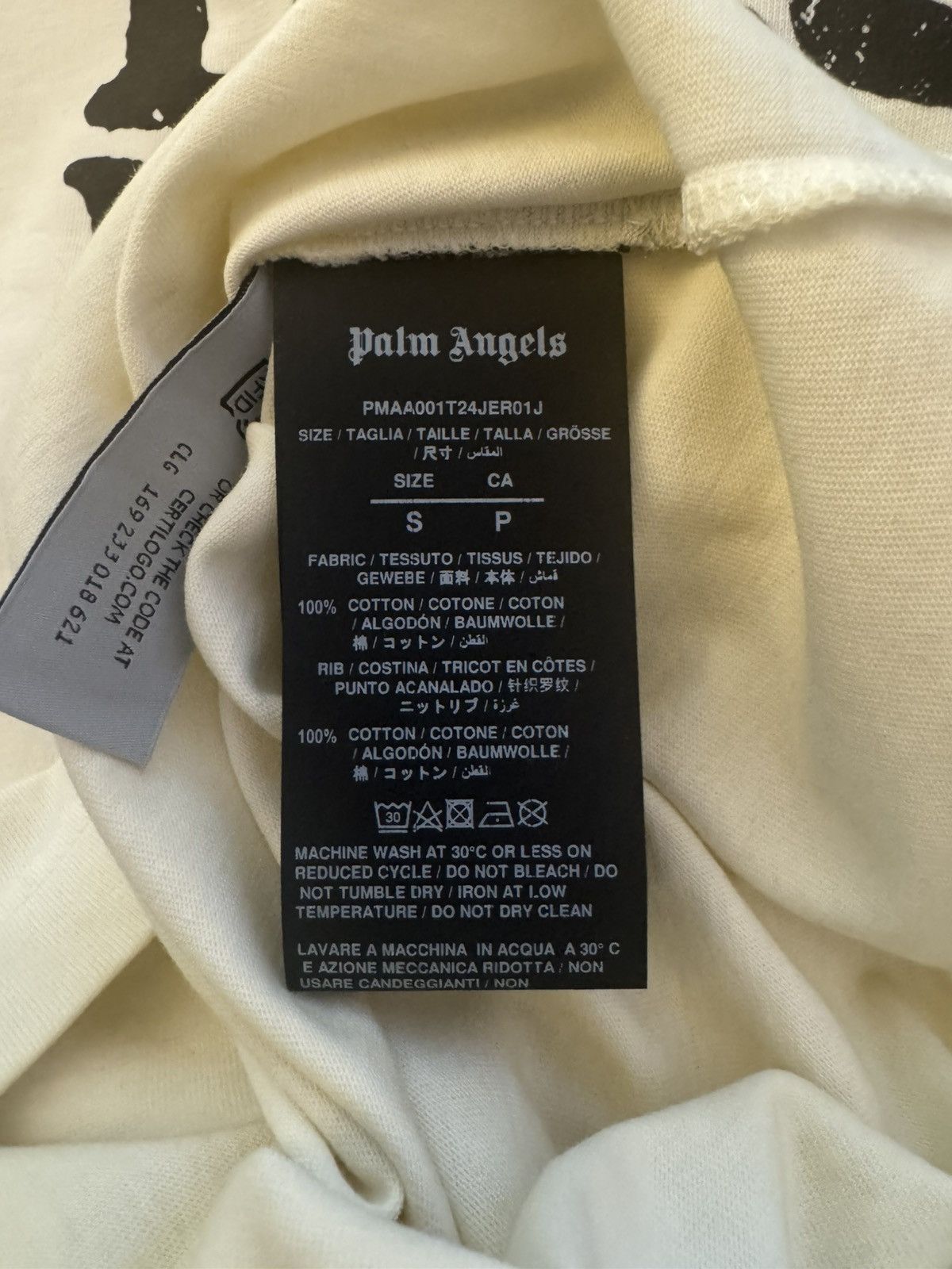 Palm Angels PALM ANGELS DOS VEGAS TEE Size US S / EU 44-46 / 1 - 6 Thumbnail