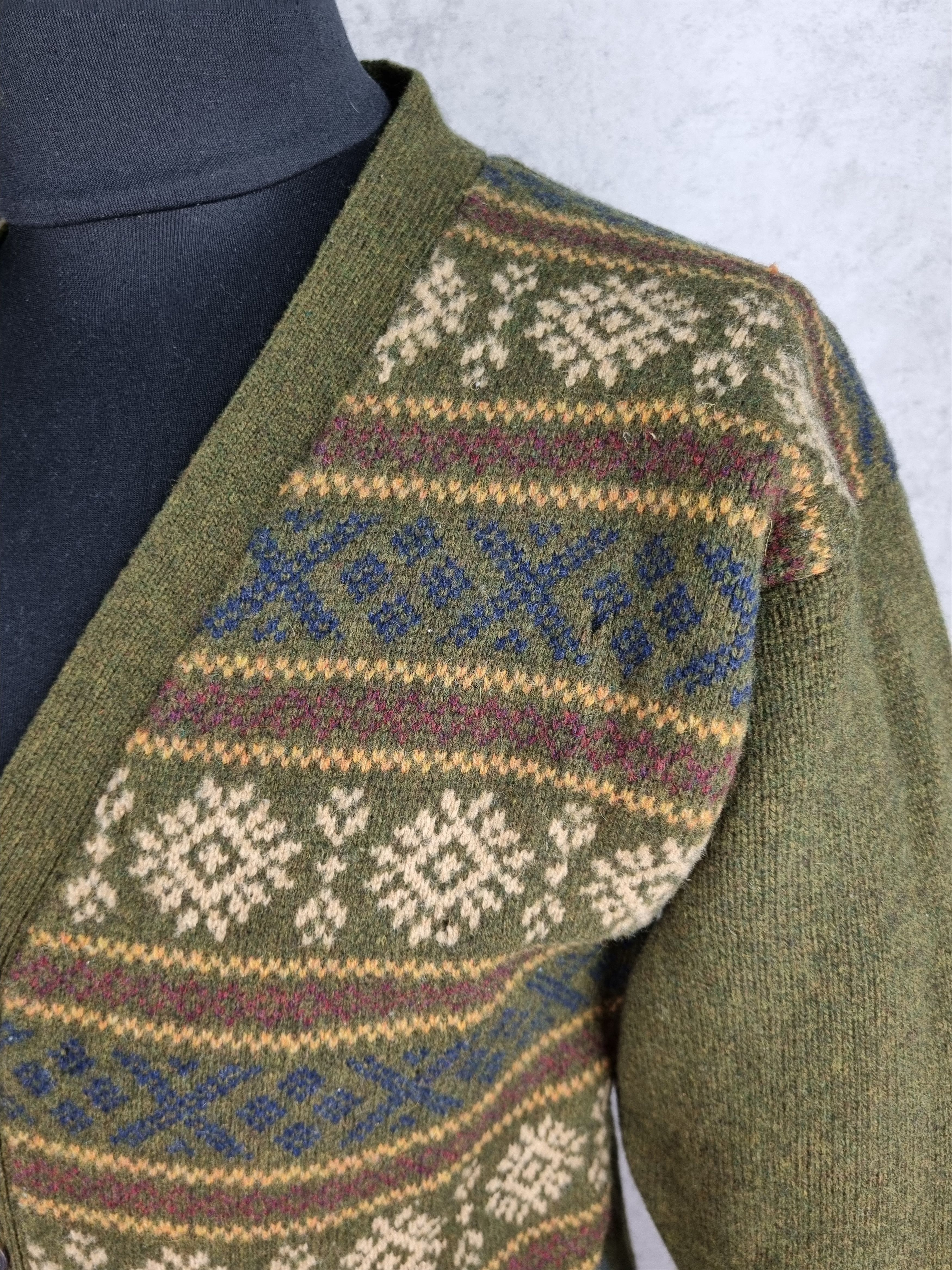 Tommy Hilfiger 90s Tommy Hilfiger Koret Knit Native Wool Navajo Cardigan Size US L / EU 52-54 / 3 - 1 Thumbnail