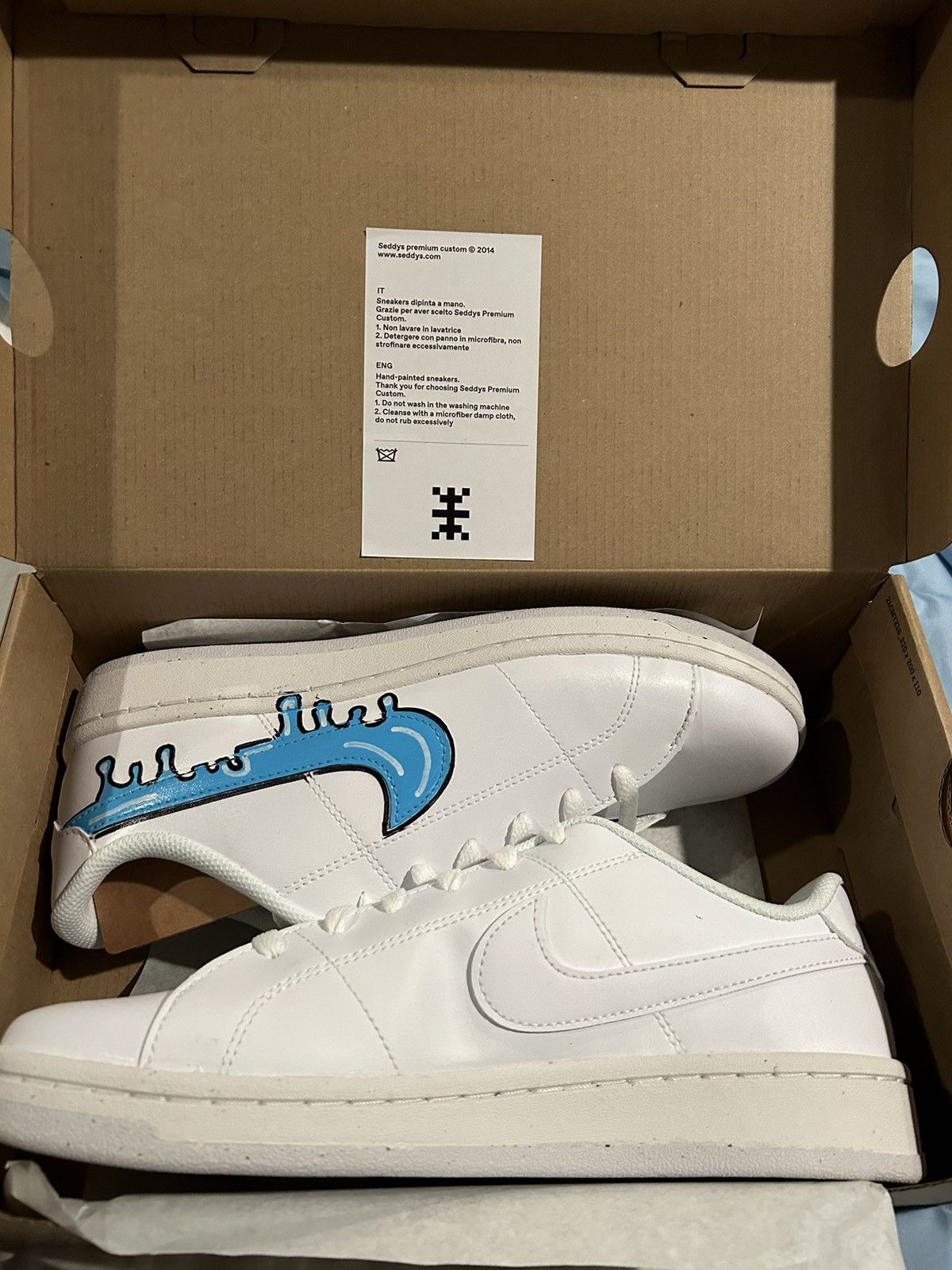Nike Nike Court Royale 2 custom made in Italy🔥 Size US 10 / EU 43 - 3 Thumbnail