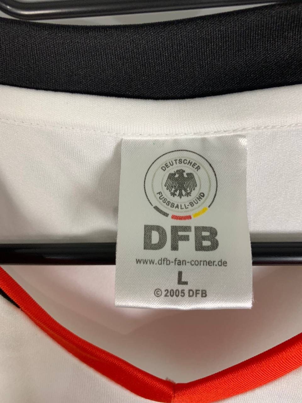 Vintage Germany 2005 DFB Home Jersey Size L T-Com Sponsor Vintage Size US L / EU 52-54 / 3 - 5 Thumbnail