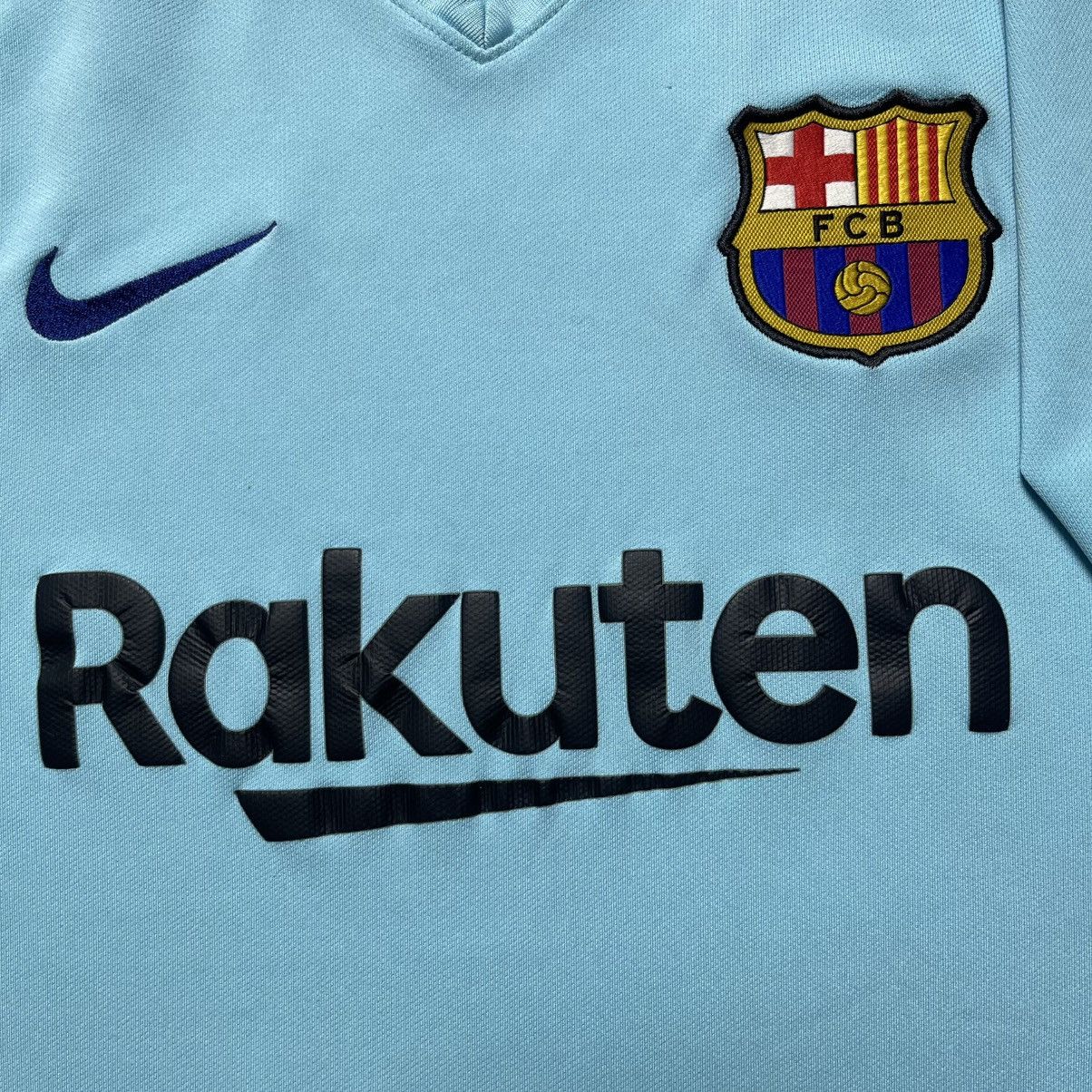 Nike BARCELONA NIKE 2017/2018 FOOTBALL AWAY JERSEY #10 MESSI Size US M / EU 48-50 / 2 - 5 Thumbnail