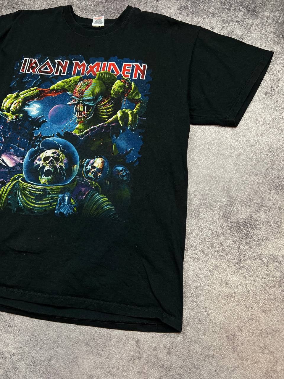 Iron Maiden Vintage Iron Maiden World Tour Europe 2010 Size US XL / EU 56 / 4 - 4 Thumbnail