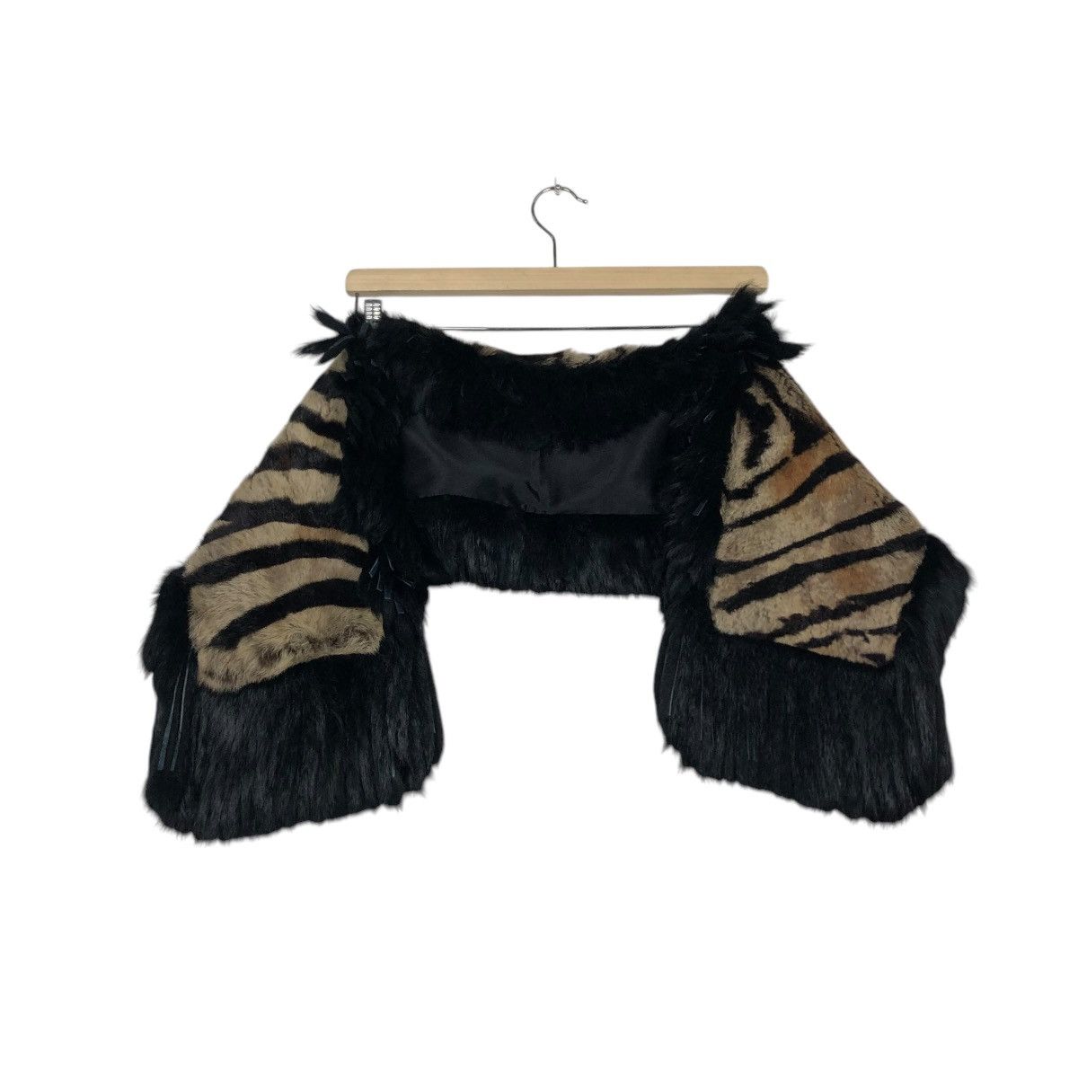 Vintage 🔥VINTAGE SCARFT MINK FUR SALVATORE FERRAGAMO MADE IN ITALY Size ONE SIZE - 7 Thumbnail