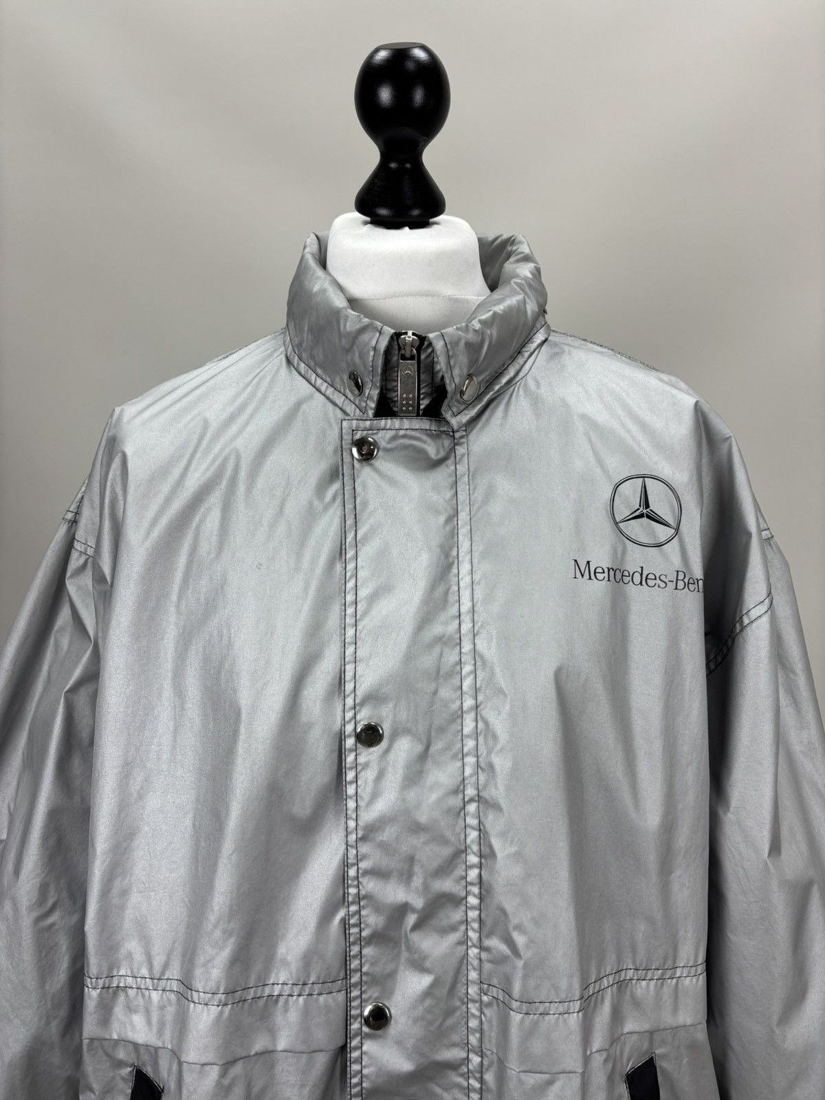 Mercedes-Benz Mens jacket Mercedes Benz Size L Color Gray Size US L / EU 52-54 / 3 - 3 Thumbnail