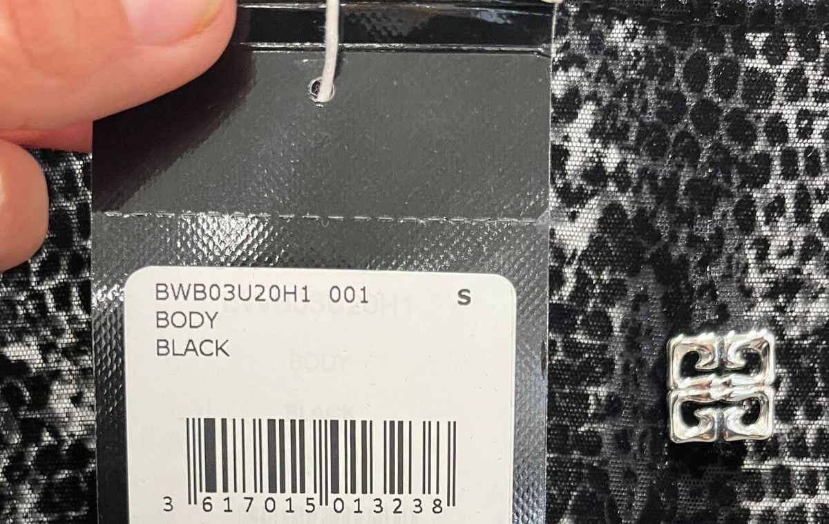Givenchy oc11z0725 Bodysuit in Black Size S / US 4 / IT 40 - 5 Thumbnail