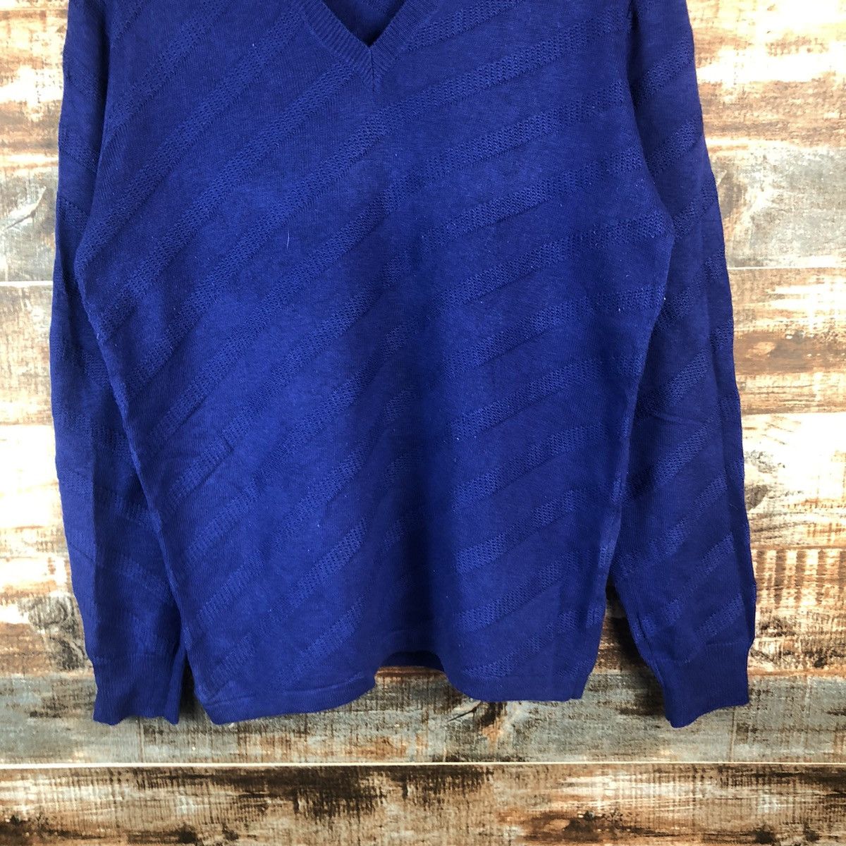 Tete Homme DL Tete Homme Blue japan sweatshirt Knitwear #C675 Size US M / EU 48-50 / 2 - 6 Thumbnail