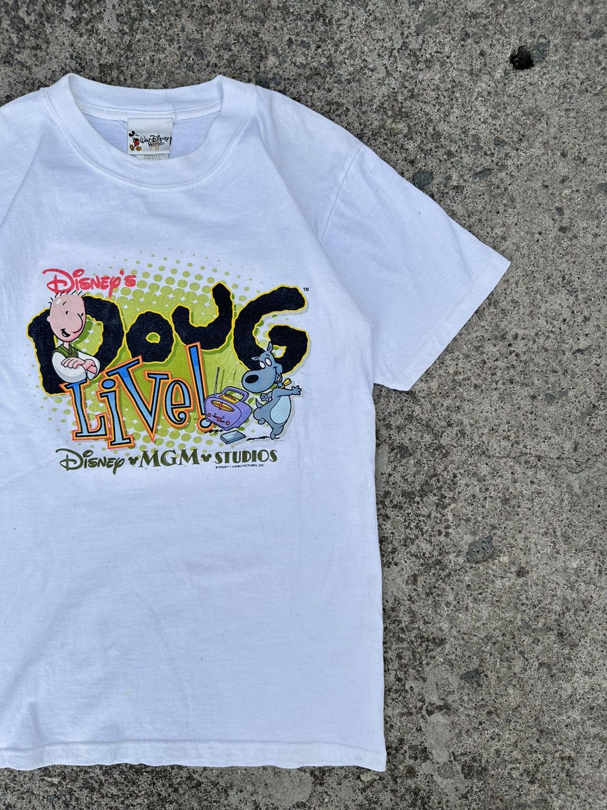Disney Vintage 90s Disney MGM Studios Doug Live Park Tee Size US S / EU 44-46 / 1 - 6 Thumbnail