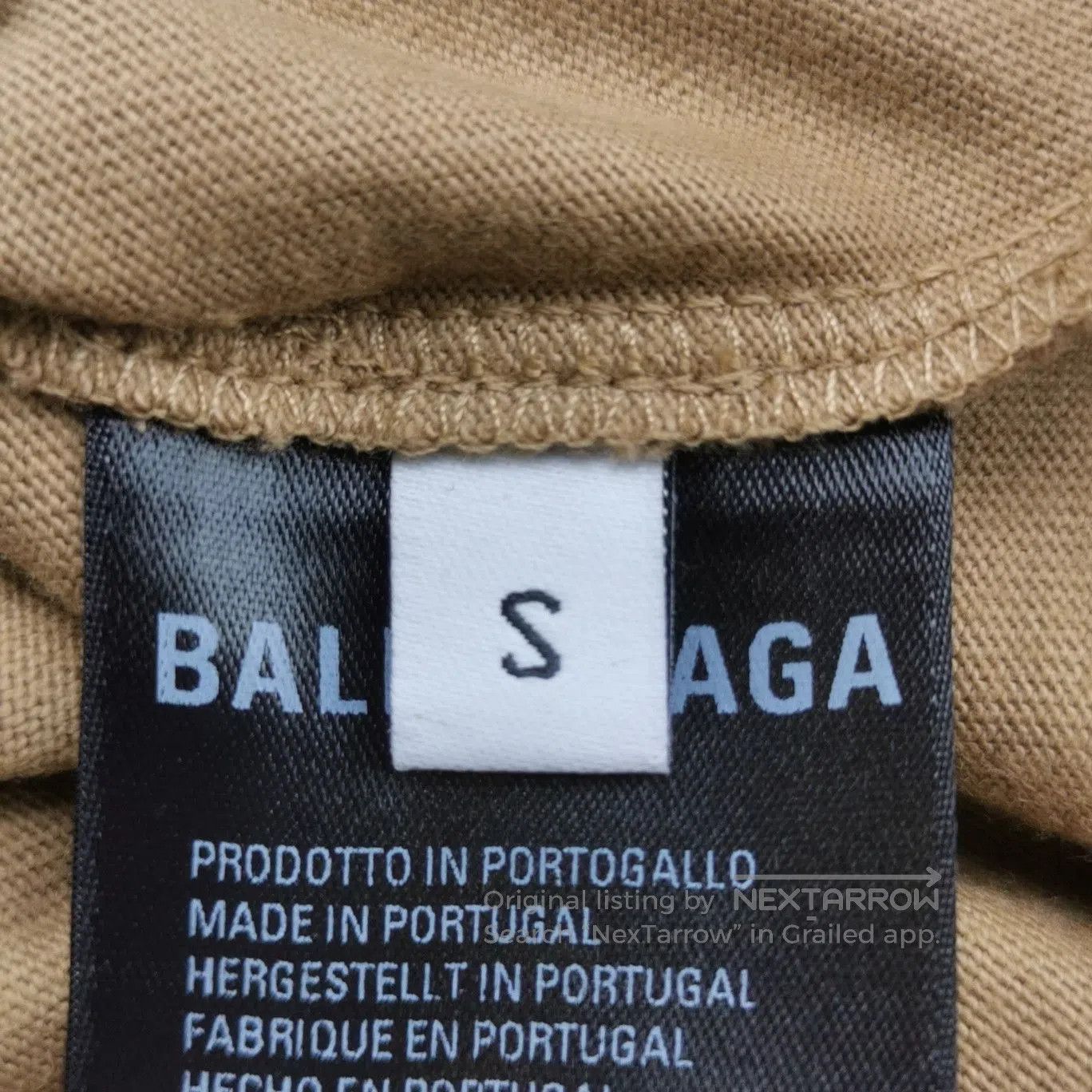 Balenciaga Balenciaga S Cotton Logo Short-Sleeve T-Shirt. Size US S / EU 44-46 / 1 - 6 Thumbnail