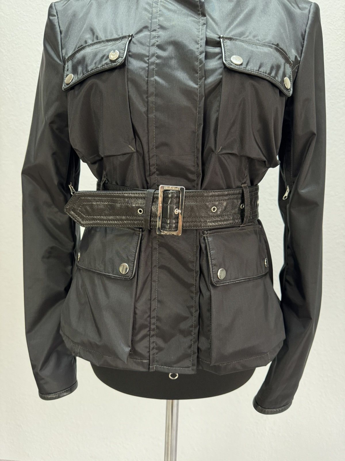 Belstaff × Designer Women's Belstaff Gold Label Jacket Belted Black Size 42 Size US XS / EU 42 / 0 - 6 Thumbnail