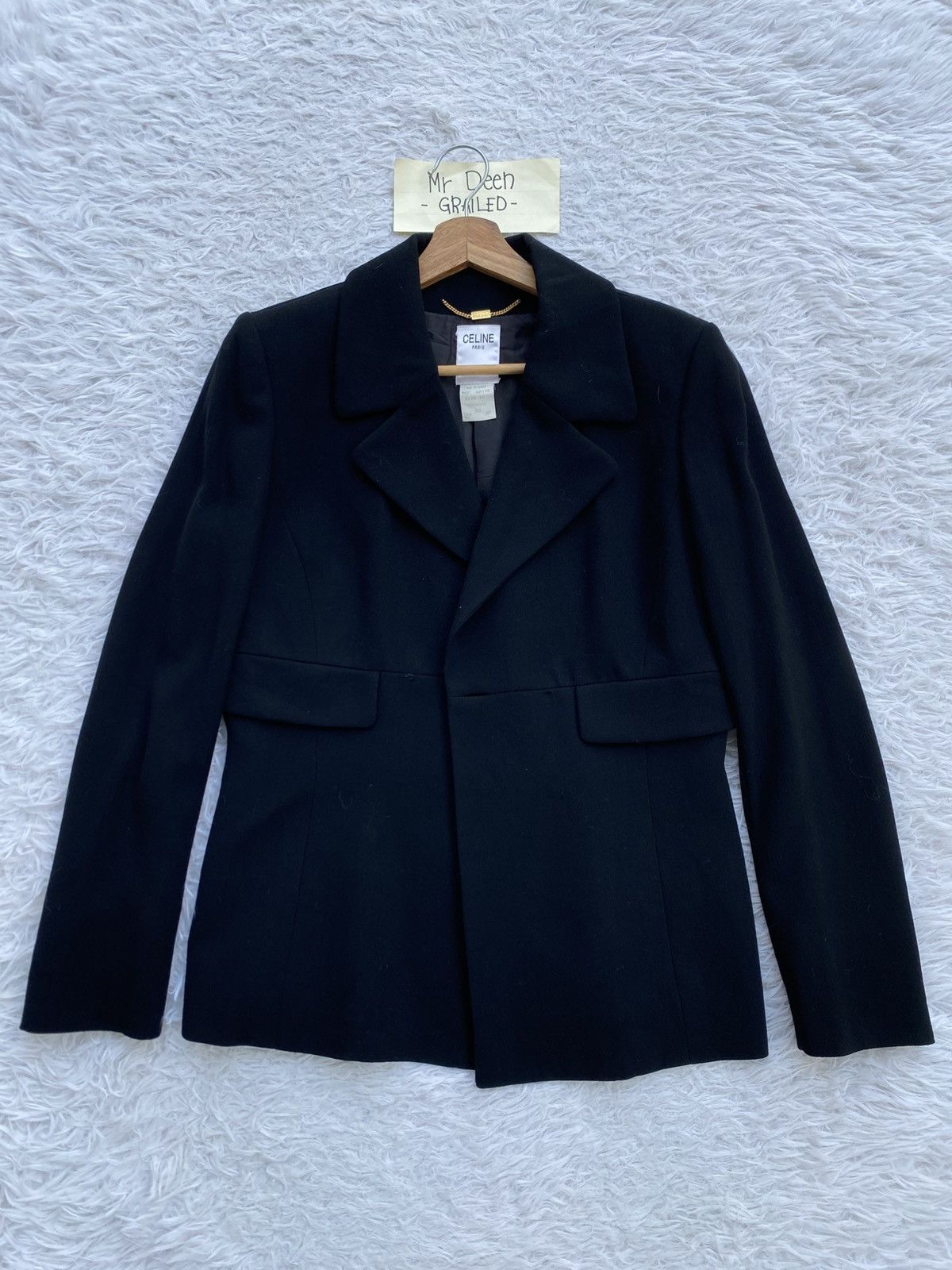 Celine Rare Vintage CELINE Blazer / Women Coat Size M / US 6-8 / IT 42-44 - 5 Thumbnail