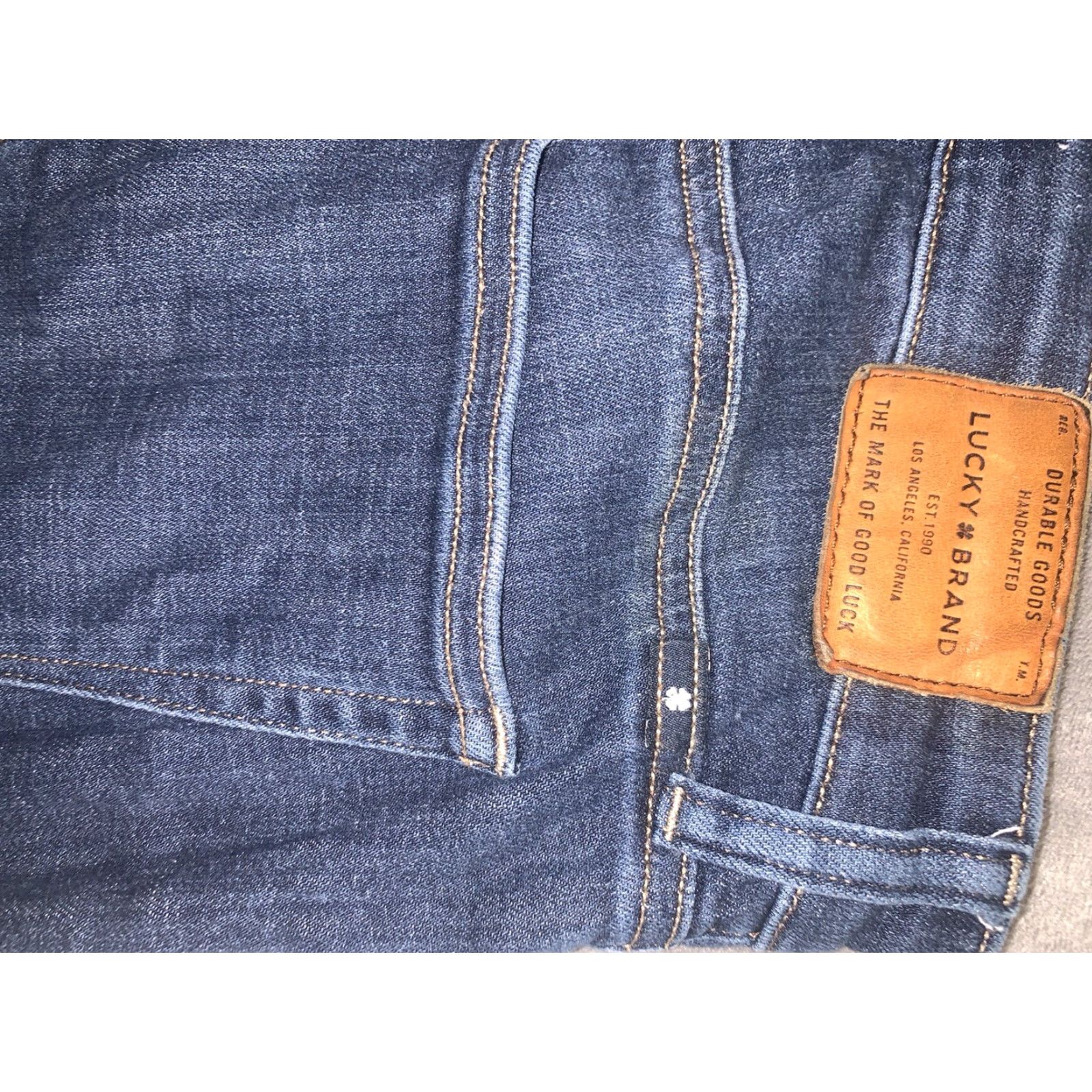 Lucky Brand VINTAGE Lucky Brand Ava Skinny Crop Jeans Women 4 27 Mid Rise 9” L27 5-Pocket Denim Blue Size 27" / US 4 / IT 40 - 3 Thumbnail