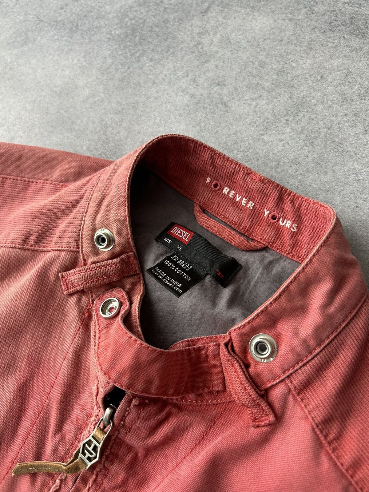 Diesel Vintage Diesel Mixed colour biker jacket mens 🥩🥩🥩 Size US XL / EU 56 / 4 - 4 Thumbnail