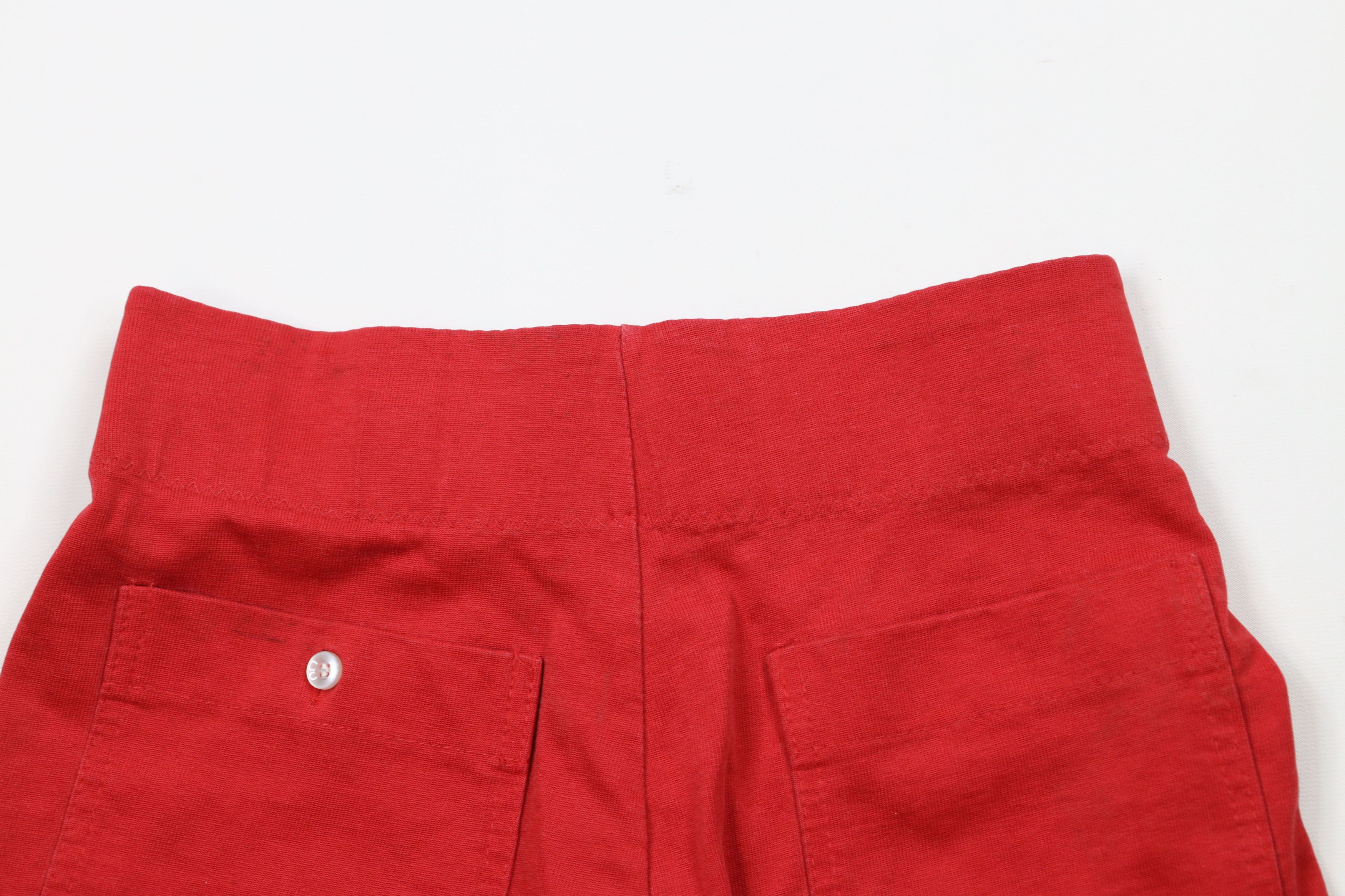Vintage Vintage 70s Streetwear Knee Coach Coaches Shorts Red USA Size US 30 / EU 46 - 12 Thumbnail