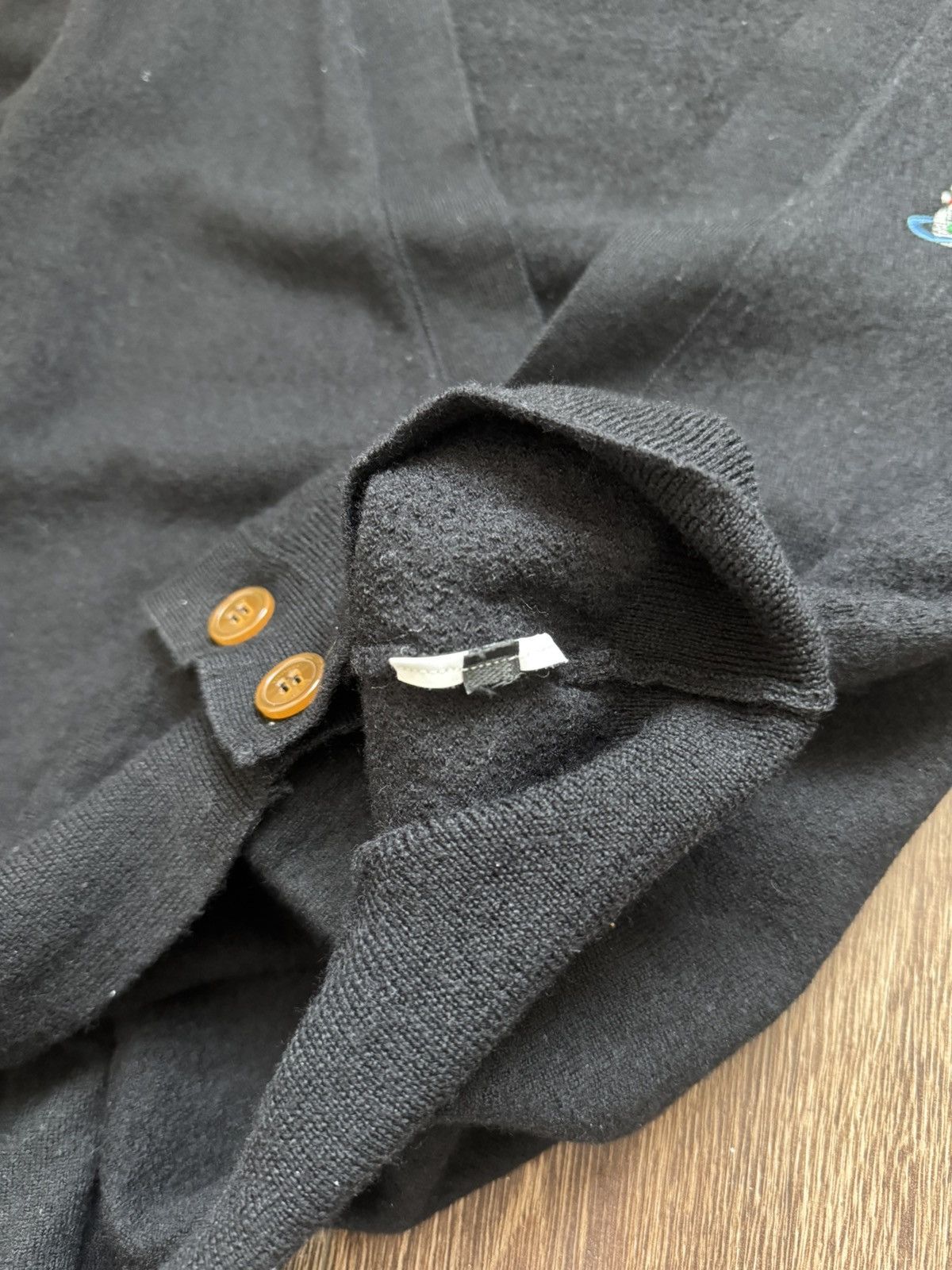 Vivienne Westwood Vivienne Westwood black wool cardigan Size US S / EU 44-46 / 1 - 6 Thumbnail