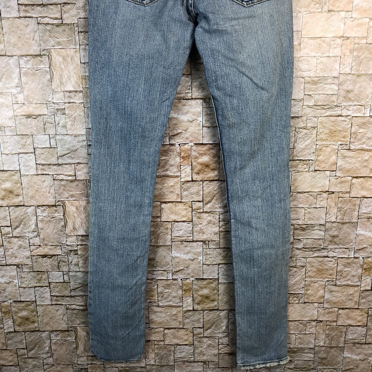 Japanese Brand John Esraya Blue Distressed Denim Pants #A952 Size 27" / US 4 / IT 40 - 18 Thumbnail