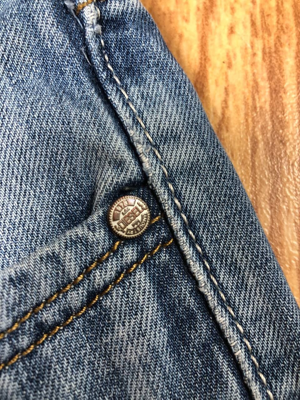 Diesel × Japanese Brand Crazy Crash Dirty Baggy Faded Jean Japan Avant Garde Style Size US 36 / EU 52 - 16 Thumbnail