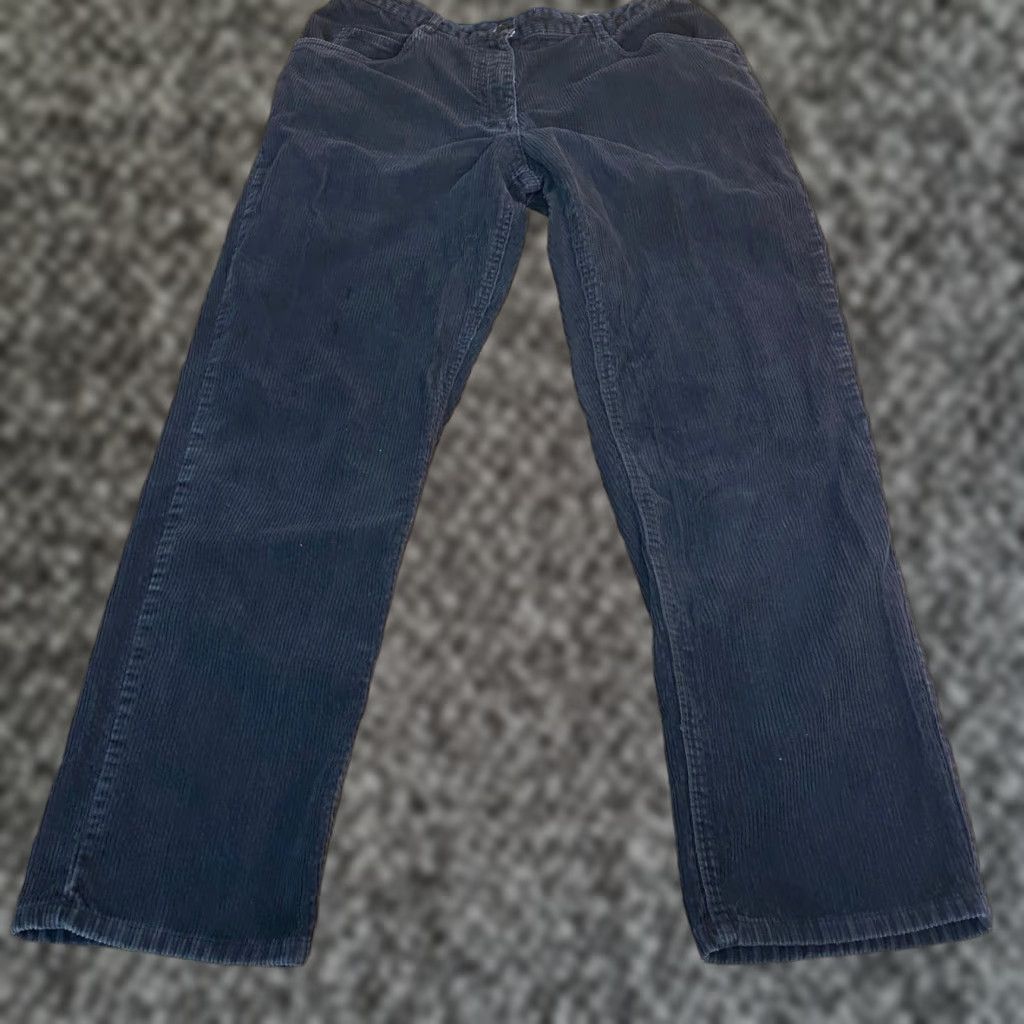 Vintage VINTAGE Christopher & Banks Corduroy Pants Womens 8 Straight Leg Casual Gray Pants Ladies 8 Corduroy Straight Leg Vintage Womens Size 30" / US 8 / IT 44 - 1 Thumbnail