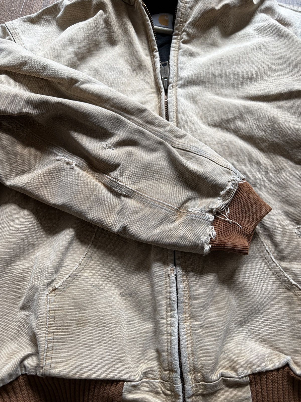 Carhartt Vintage Carhartt Canvas Hooded Work Jacket J04 Brown Size US XXL / EU 58 / 5 - 5 Thumbnail