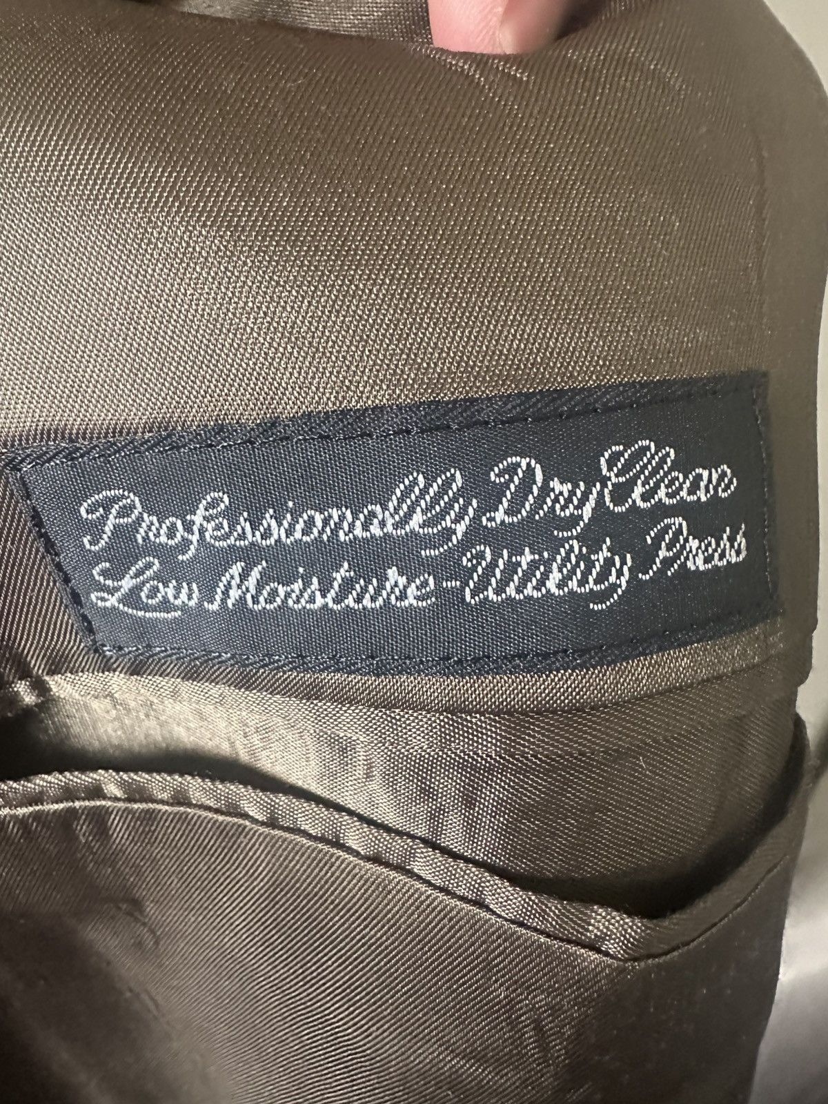Christian Dior Monsieur Olive Double Breasted Suit Size 42R - 4 Thumbnail