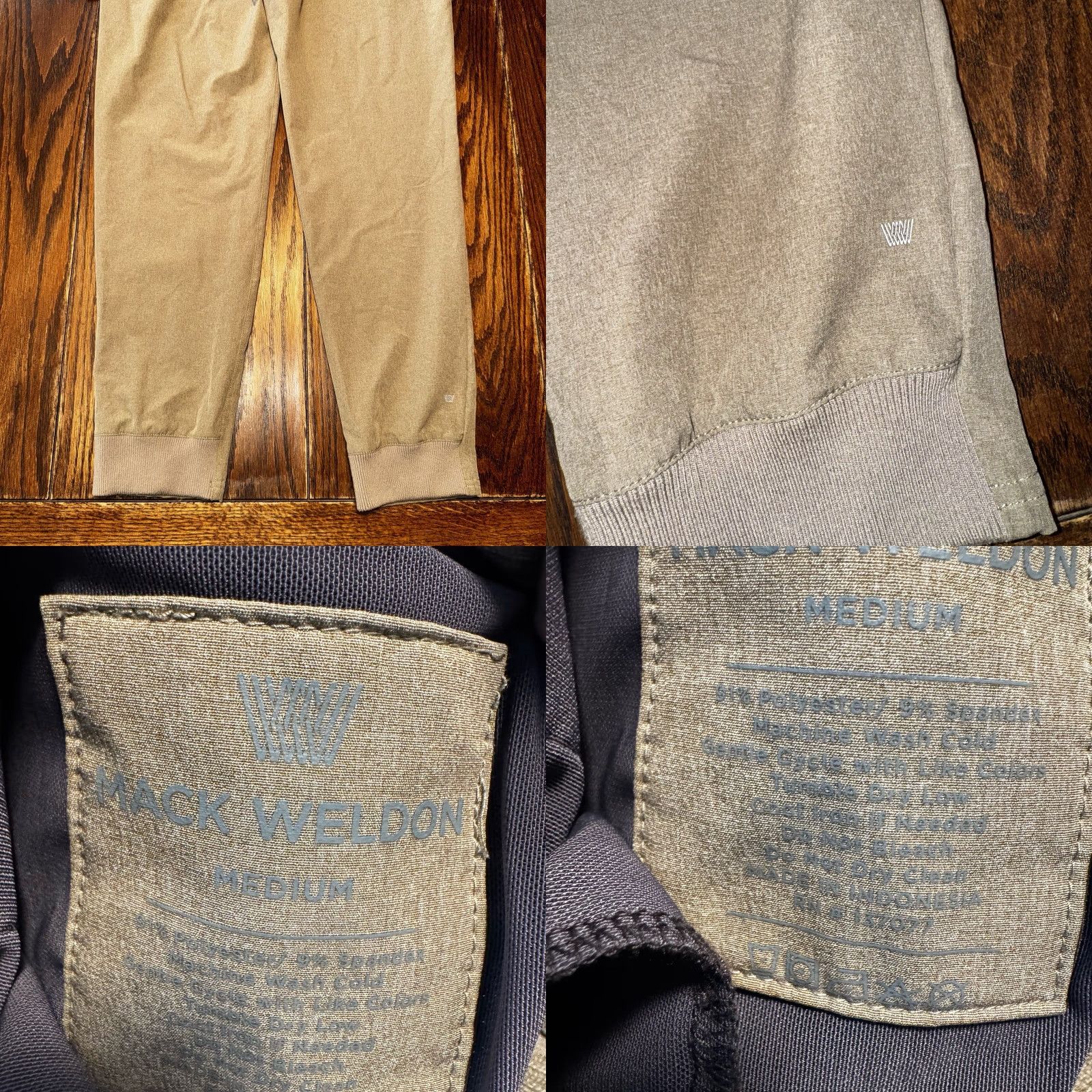 Vintage Mack Weldon Radius Flex Jogger Mens Medium Brown Size US 31 - 8 Thumbnail