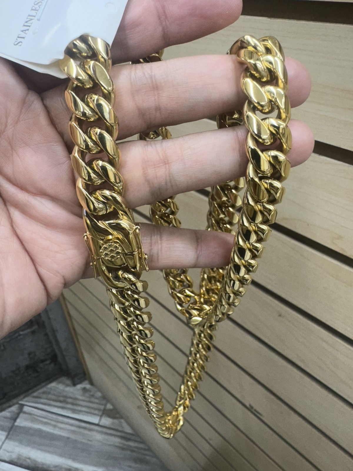 The Unbranded Brand Men Necklace Large Size 26 - 12 Thumbnail