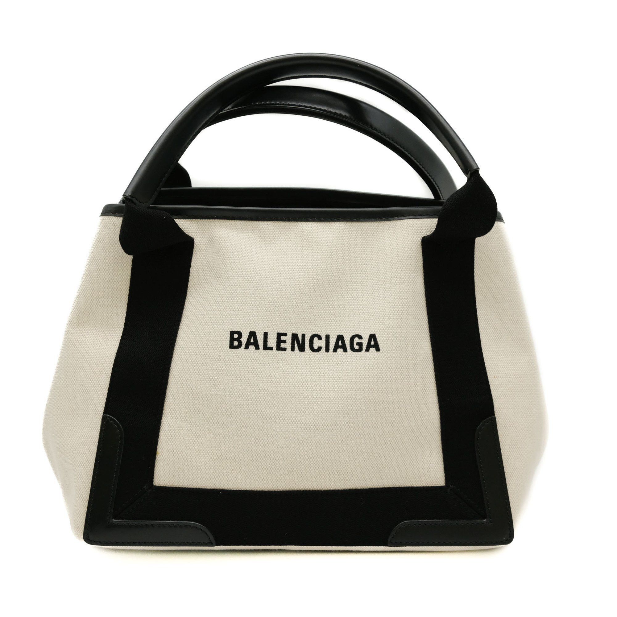 Balenciaga Balenciaga Navy Cabas handbag Size ONE SIZE - 1 Thumbnail