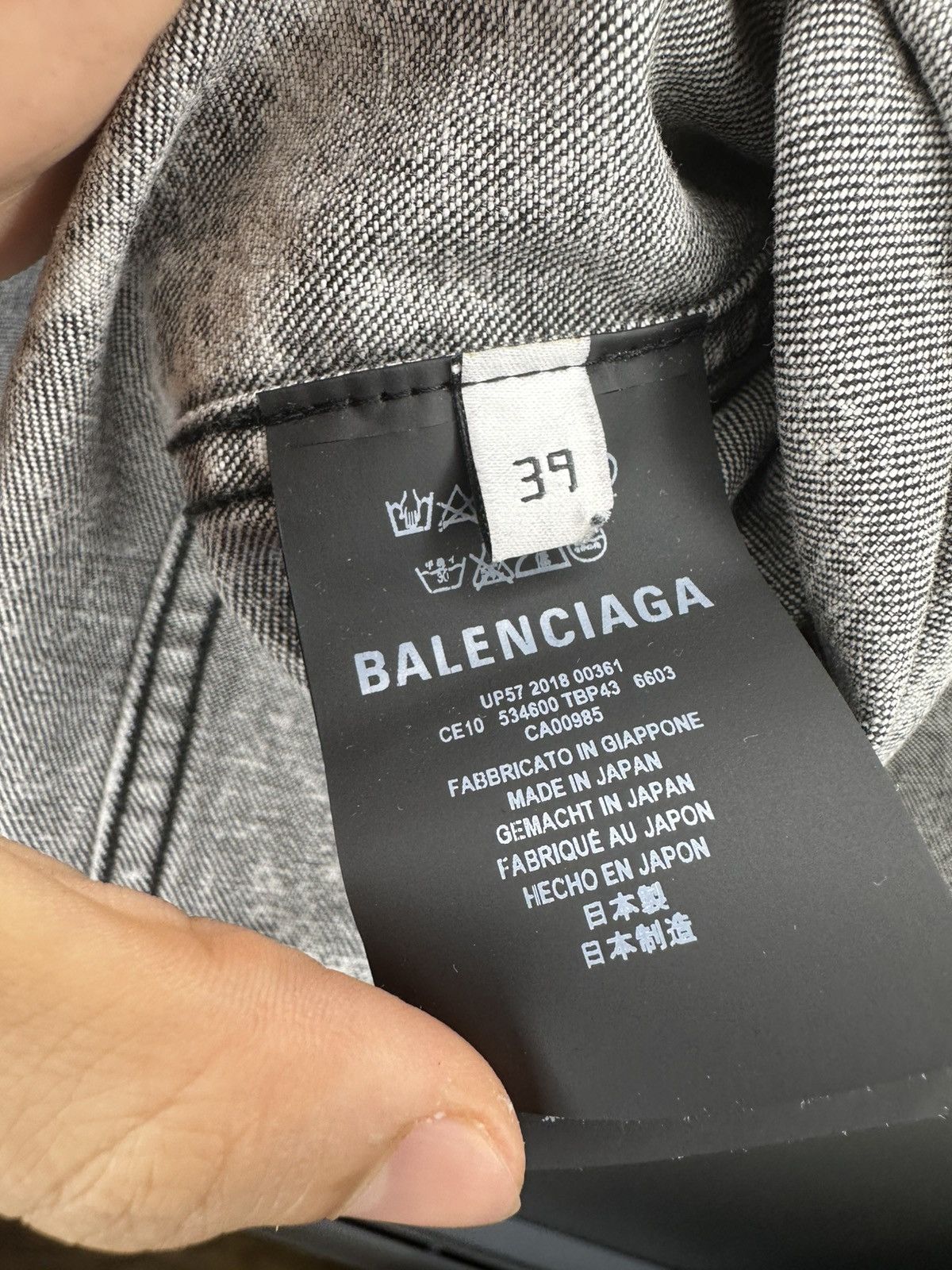 Balenciaga Balenciaga Denim Shirt Size US M / EU 48-50 / 2 - 7 Thumbnail