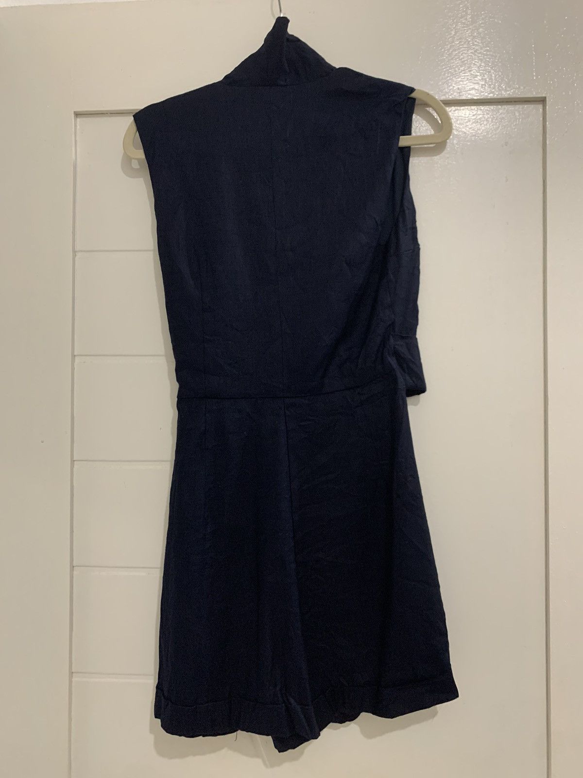 Designer Zara Sleeveless Short Button Jumpsuit Size XS / US 0-2 / IT 36-38 - 4 Thumbnail