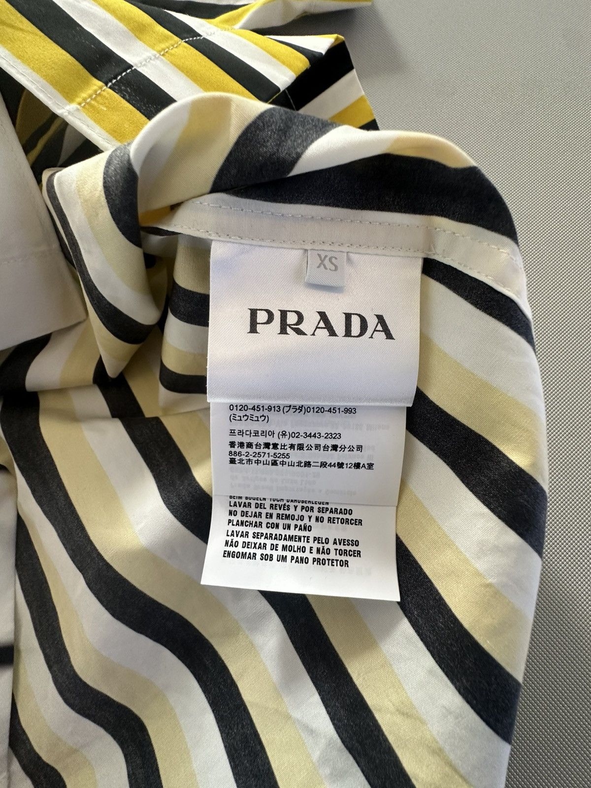 Prada Double Match cotton shirt Size US XS / EU 42 / 0 - 4 Thumbnail