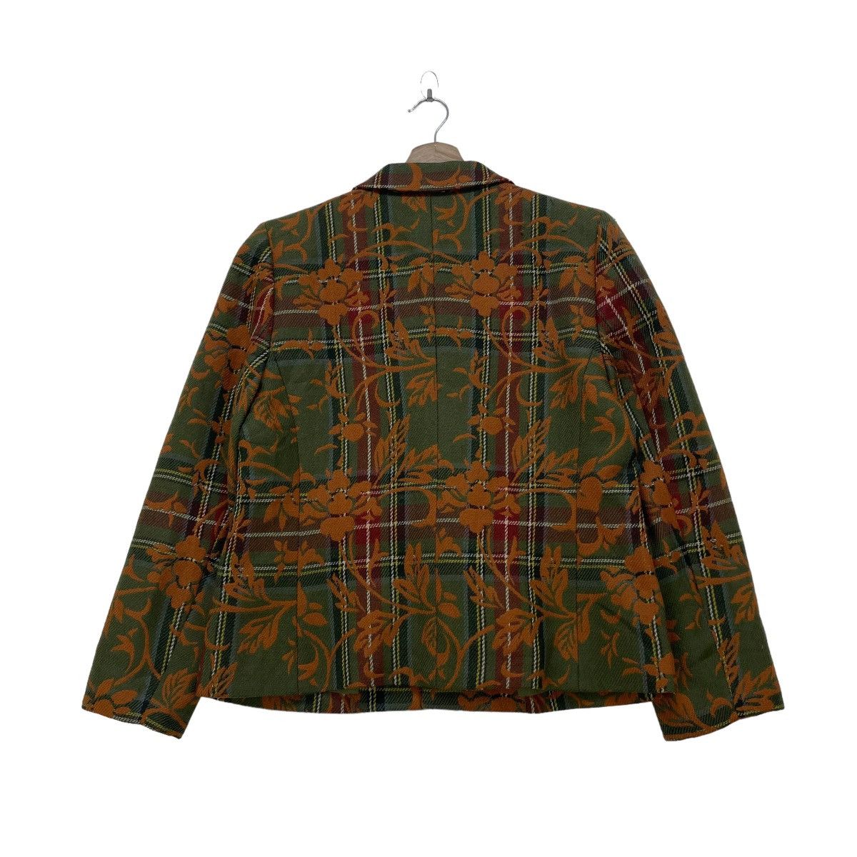Designer Gorgeous Pierre Cardin Real Live Floral Printed Jacket Size M / US 6-8 / IT 42-44 - 2 Thumbnail