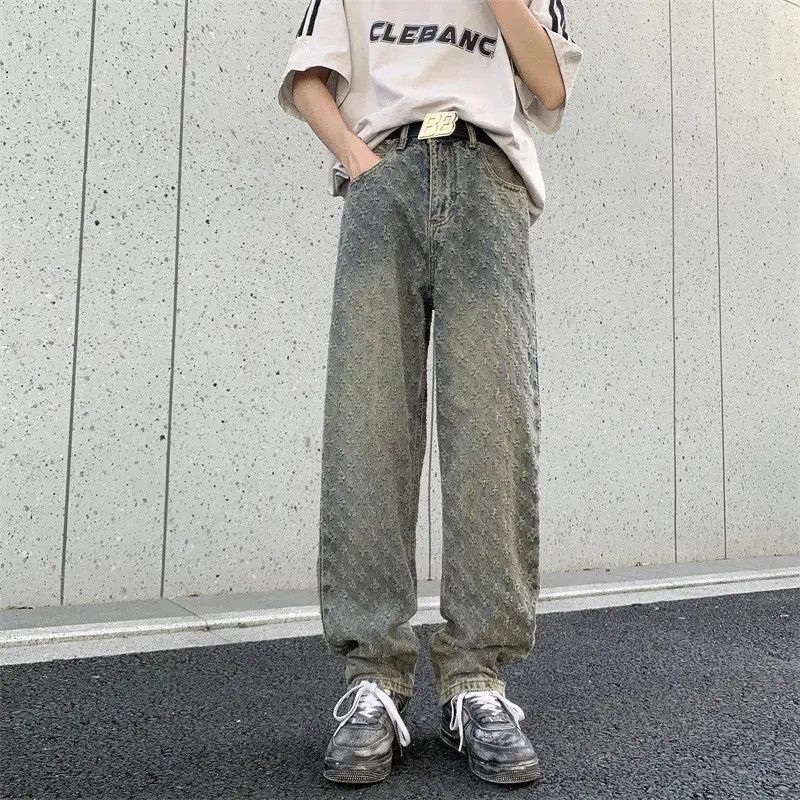Japanese Brand Retro hip-hop loose straight leg micro flared jeans Size US 32 / EU 48 - 1 Thumbnail