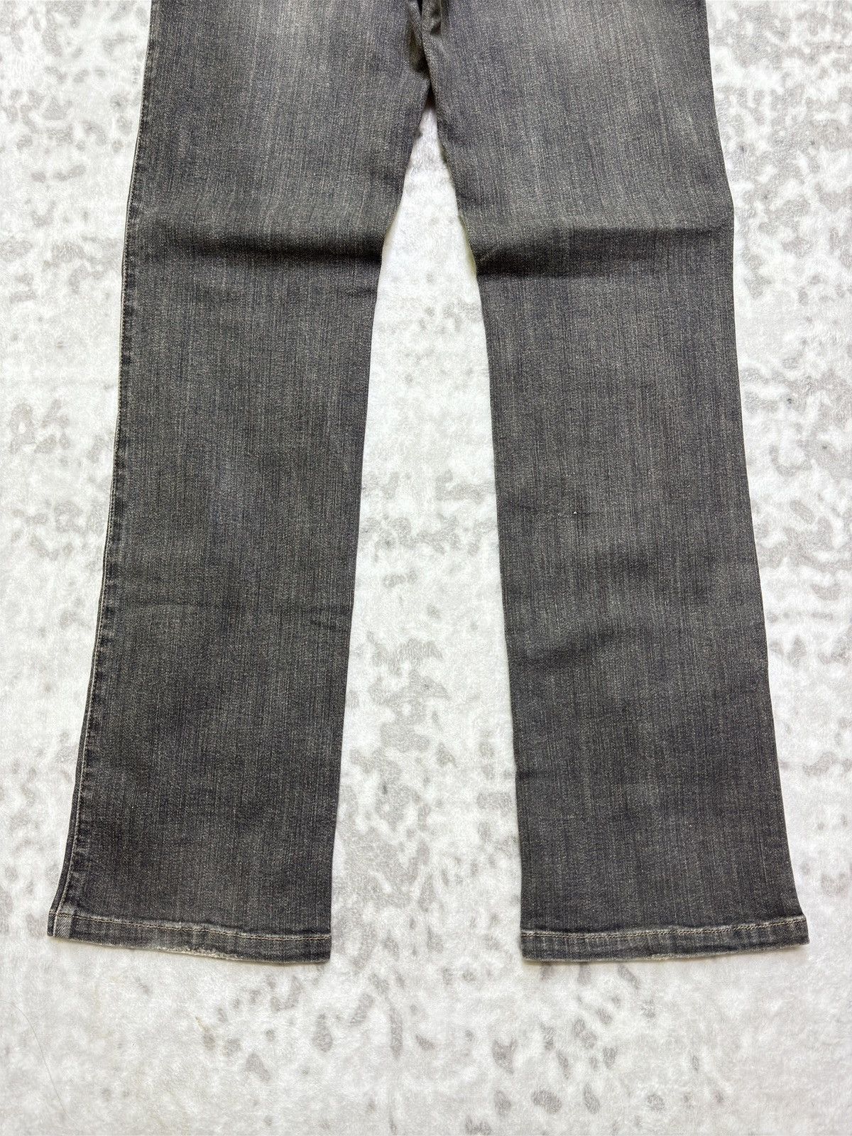 Kansai Yamamoto archive Kansai Yamamoto Sissy Grey Flared Denim Jeans Size US 27 - 9 Thumbnail