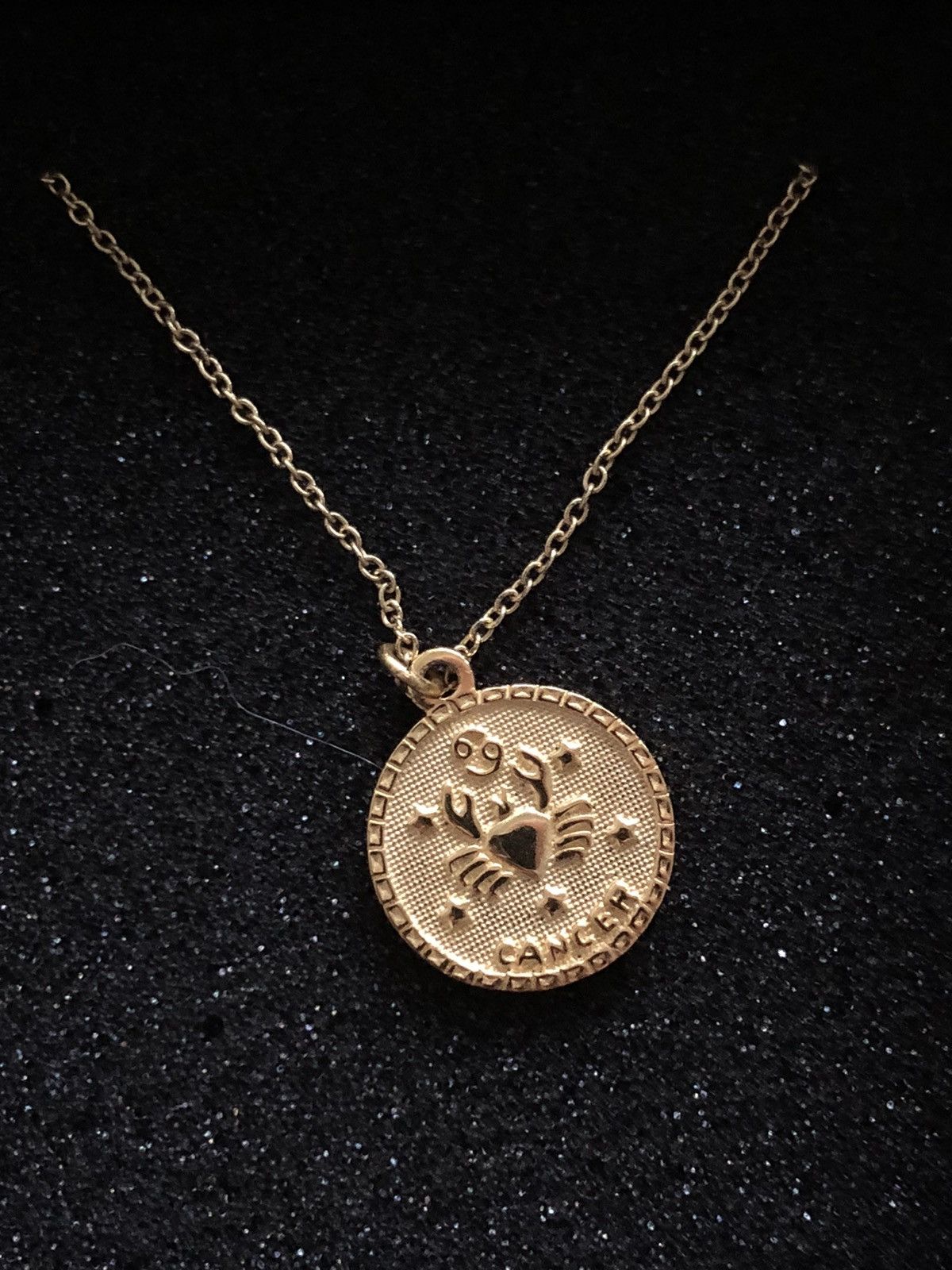 Other The M Jewelers Gold Cancer Zodiac Necklace Size ONE SIZE - 1 Thumbnail