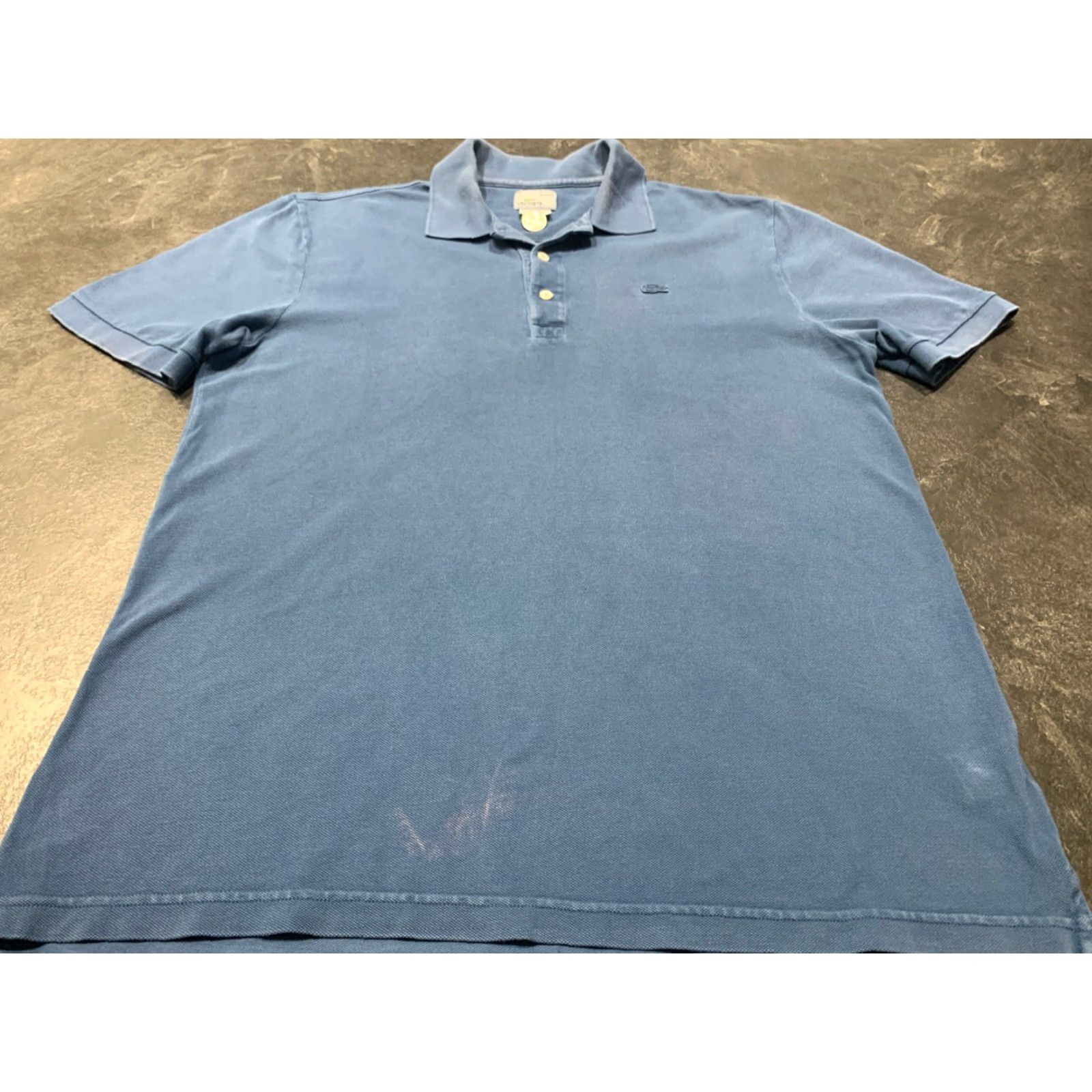Lacoste VINTAGE Lacoste Polo Shirt Size L Slate Blue Sports Mens Size US L / EU 52-54 / 3 - 2 Thumbnail