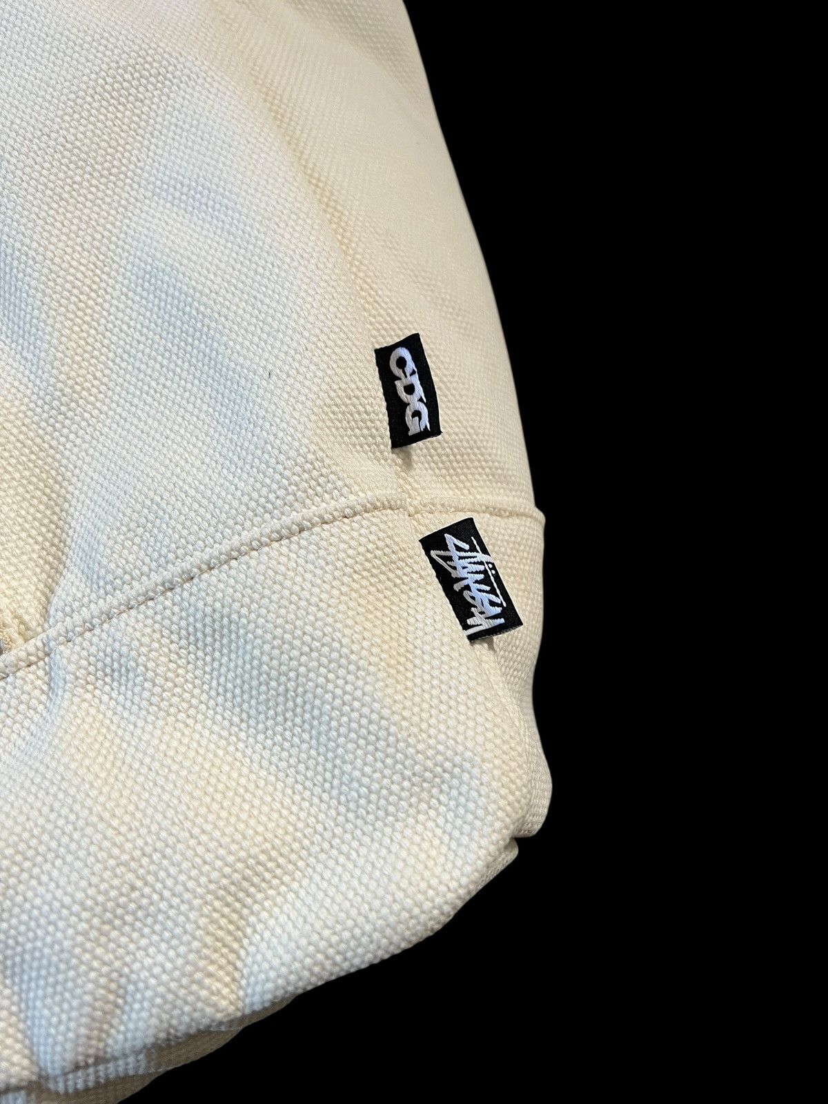 Comme des Garcons × Stussy Stussy x Comme des Garçons Heavy Canvas Tote Bag Size ONE SIZE - 4 Thumbnail