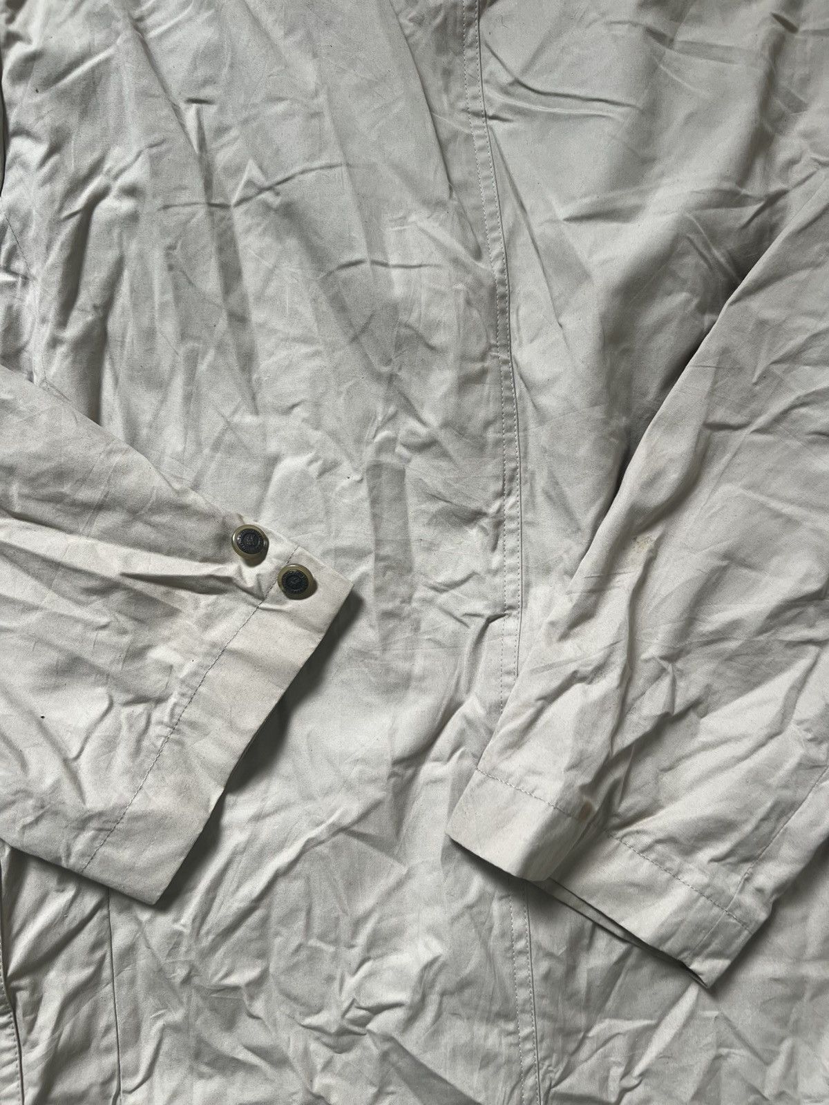Burberry Vintage Burberry's Cotton Twill Blazer Jacket Beigepit 22.5’ Size US M / EU 48-50 / 2 - 15 Thumbnail