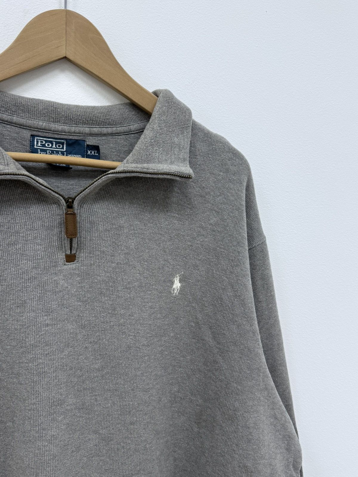 Polo Ralph Lauren Vintage Polo Ralph Lauren 1/4 Zip Sweatshirt Size US XXL / EU 58 / 5 - 2 Thumbnail