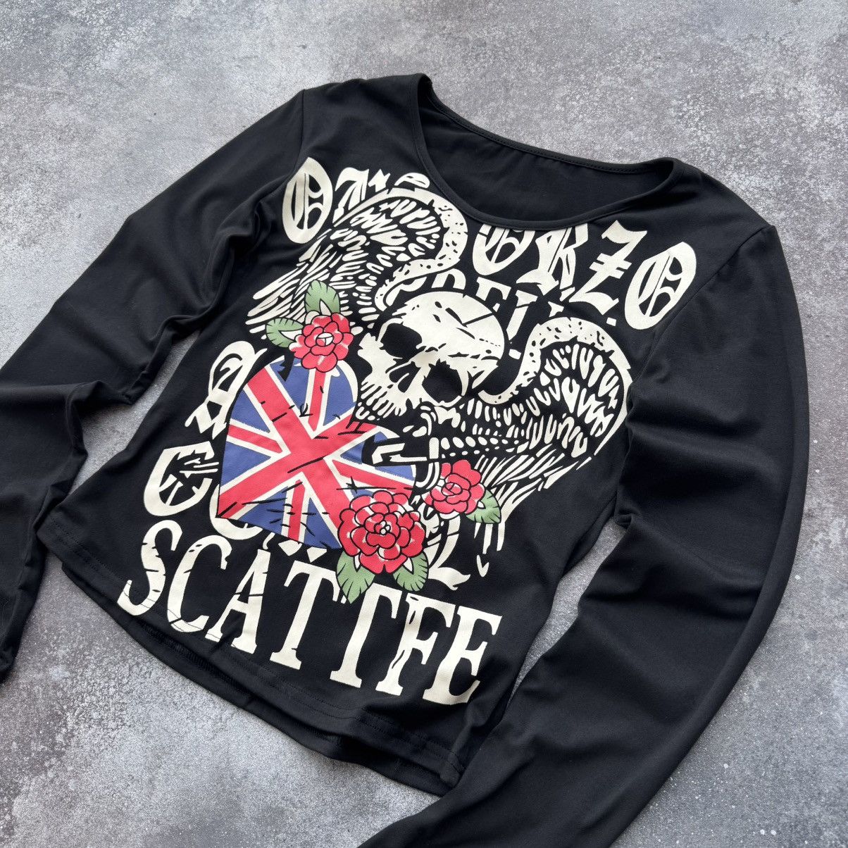 Hysteric Glamour Y2K Goth Punk Vintage Long Sleeve Top Size M / US 6-8 / IT 42-44 - 7 Thumbnail
