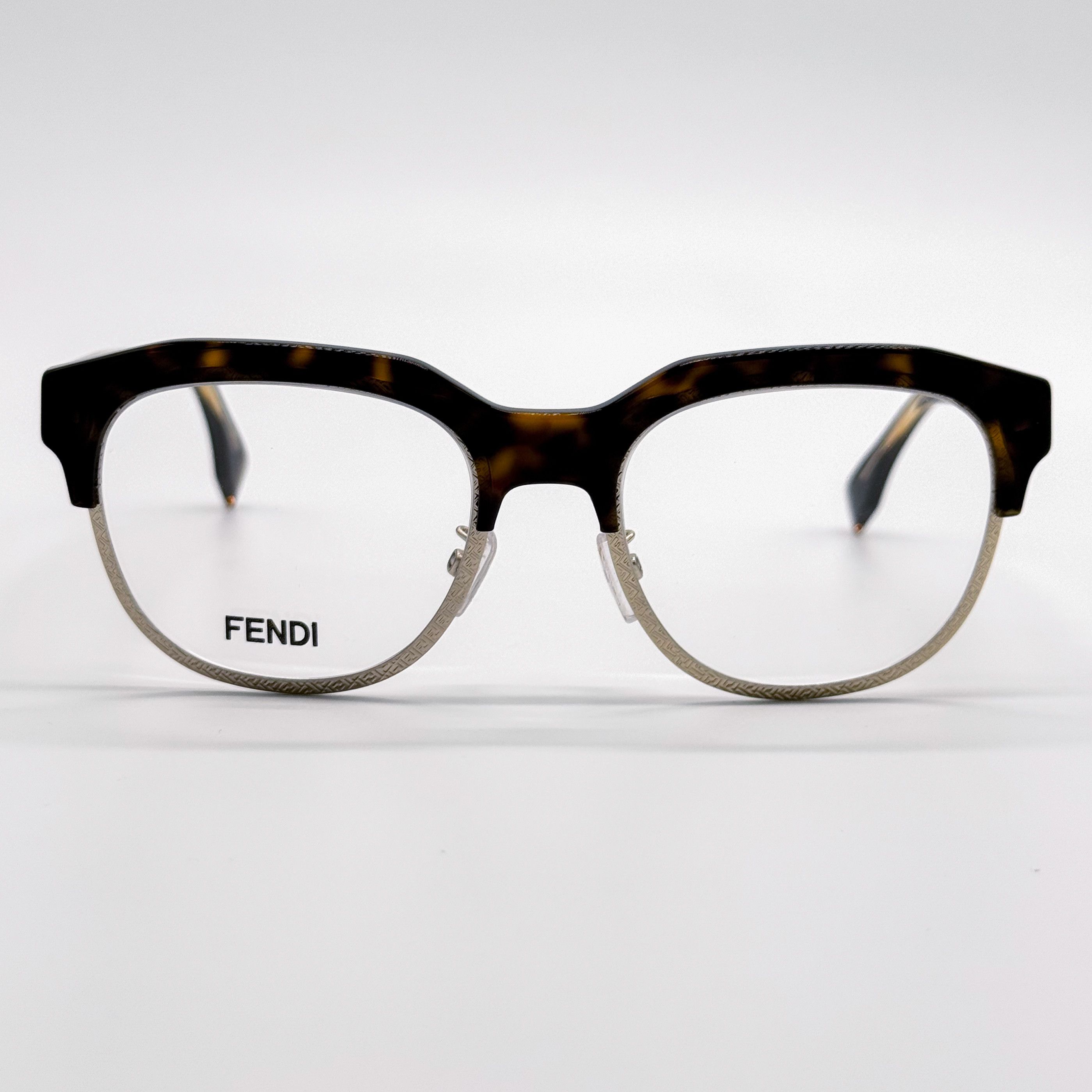 Fendi NEW FENDI FE50068U 052 HAVANA WOMEN EYEGLASSES FENDI Size ONE SIZE - 3 Thumbnail