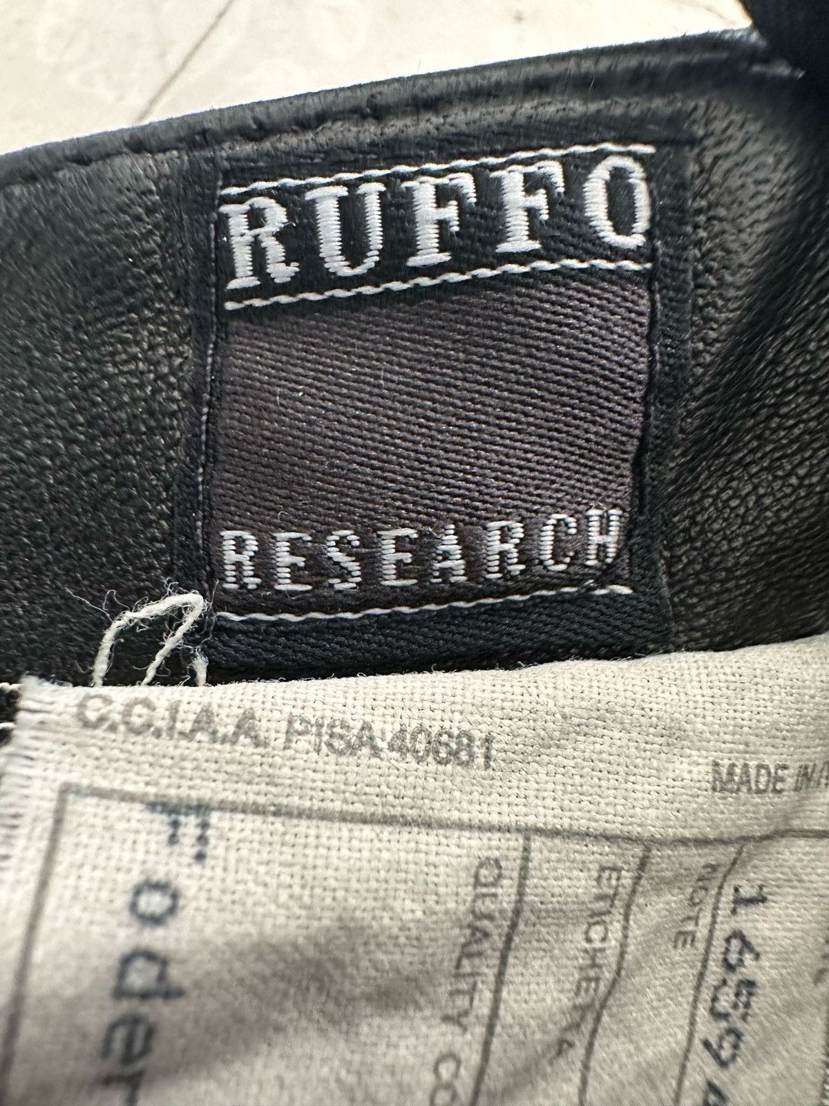 Ruffo Research × Veronique Branquinho S/S 1999 Leather Midi Skirt Size 28" / US 6 / IT 42 - 9 Thumbnail