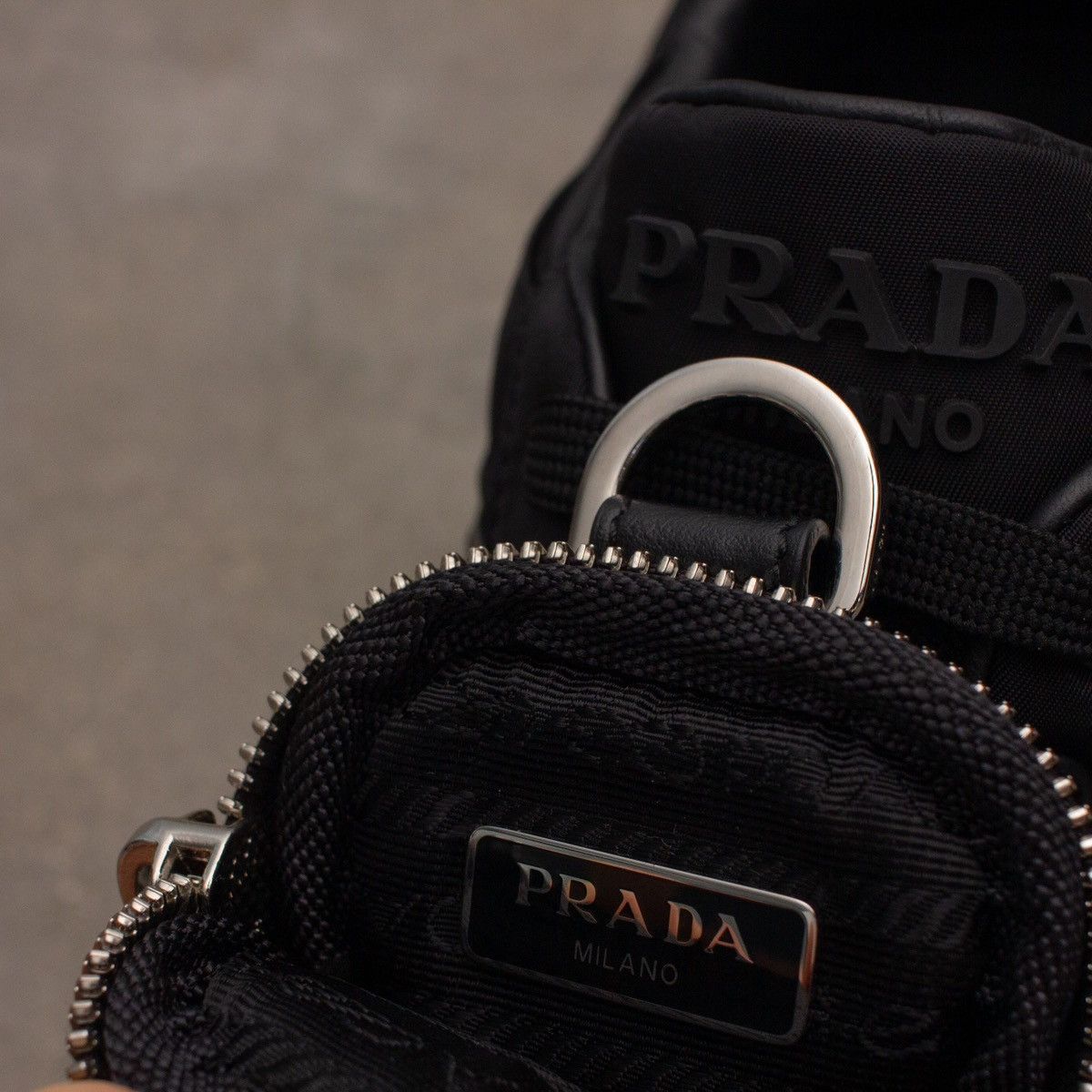 Adidas × Prada ADIDAS X PRADA RE-Nylon Forum Low Black Sneakers GY7043 Size US 7 / IT 37 - 13 Thumbnail