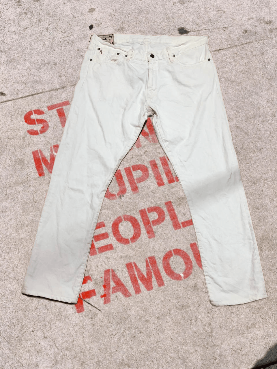 Polo Ralph Lauren POLO RALPH LAUREN Straight Fit Jeans Everyday Wear W36 L32 Size US 36 / EU 52 - 1 Thumbnail