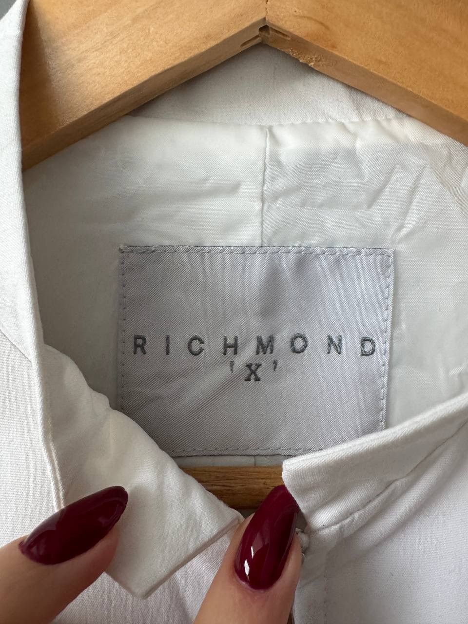 John Richmond × Vintage Vintage Richmond “X” Logo Biker Jacket Size M / US 6-8 / IT 42-44 - 5 Thumbnail