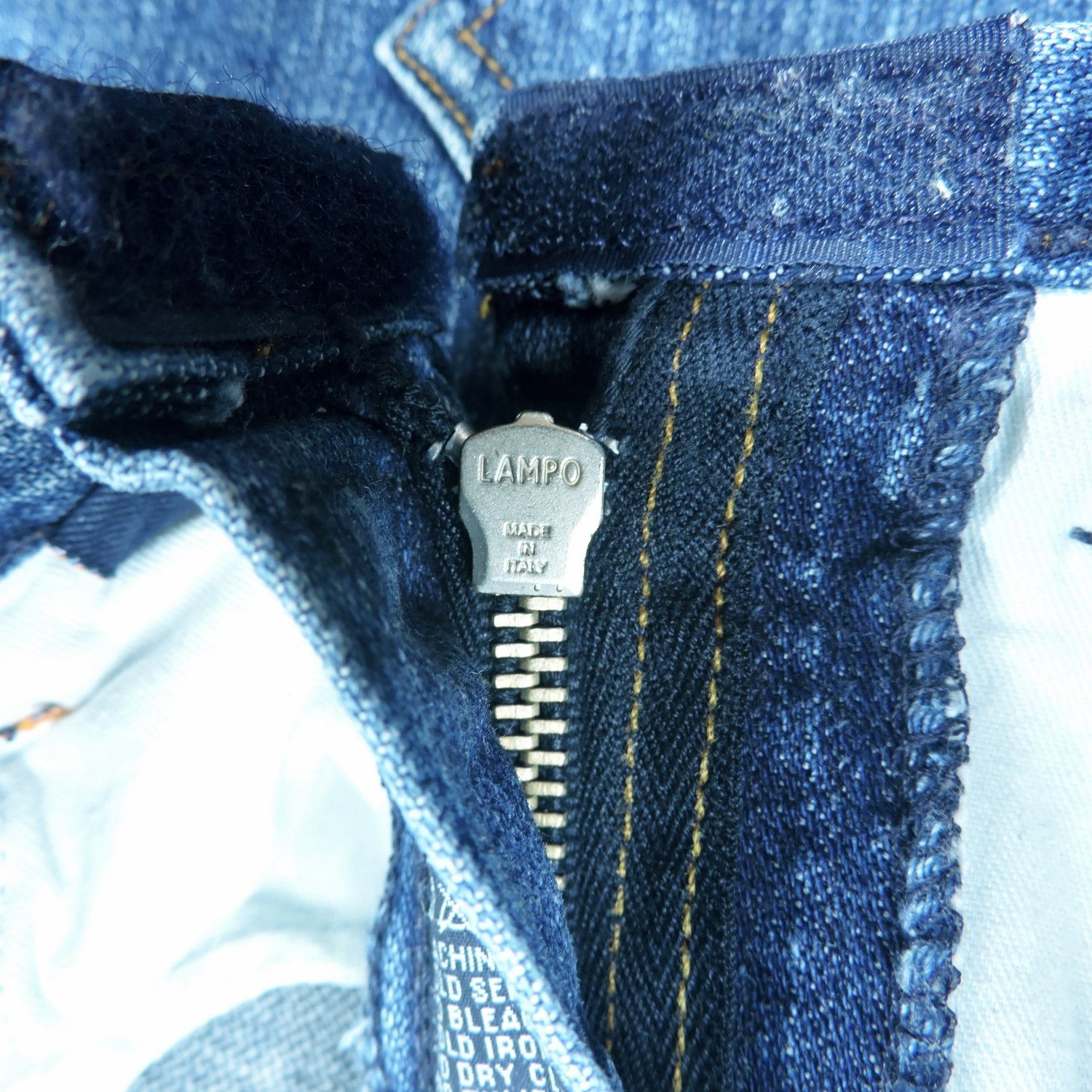 Walter Van Beirendonck W&LT WILD AND LETHAL KISS THE FUTURE DENIM MINI SKIRT Size 26" / US 2 / IT 38 - 9 Thumbnail