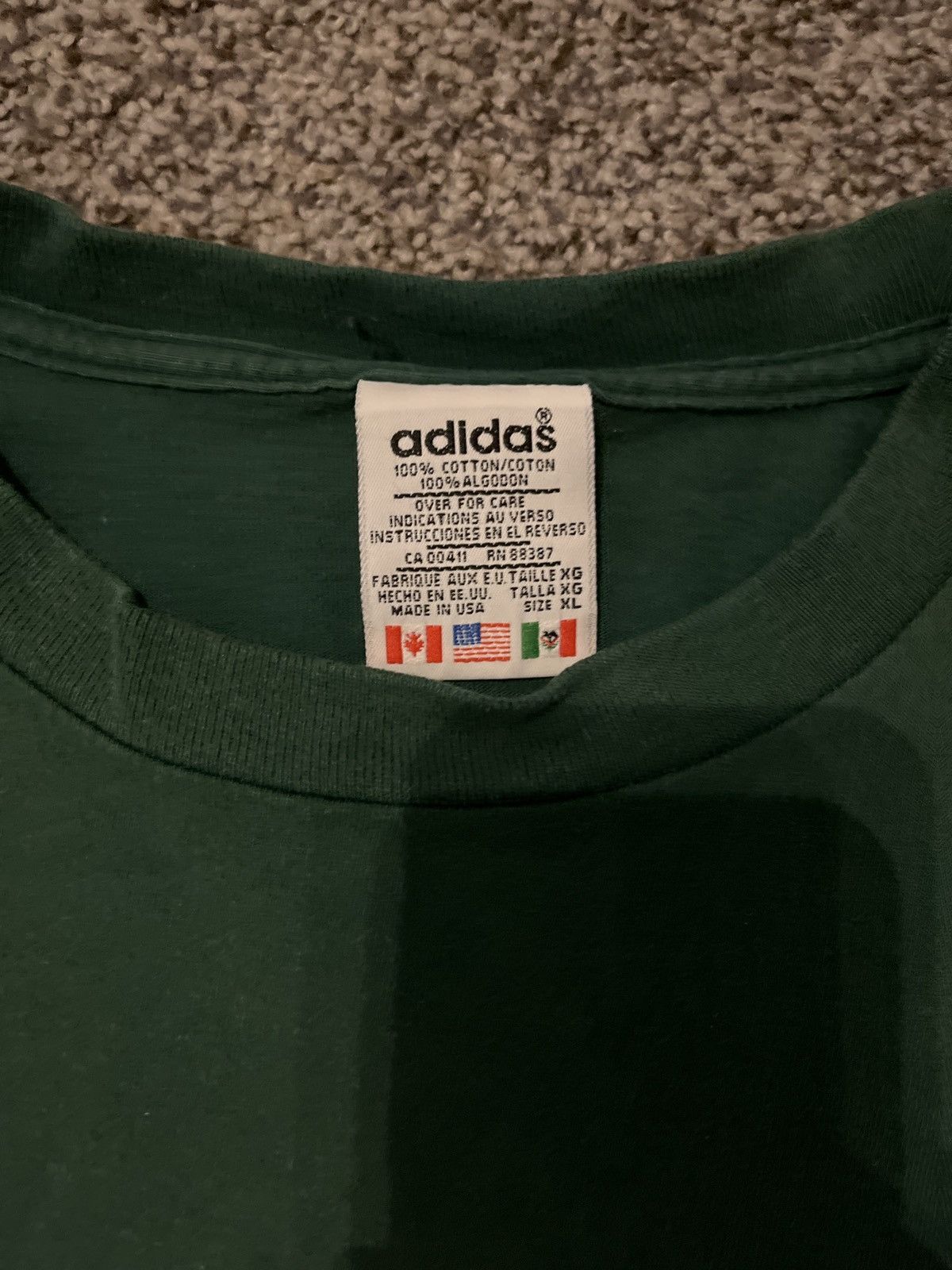 Vintage Vintage adidas triferg double sided shirt Size US XL / EU 56 / 4 - 3 Thumbnail